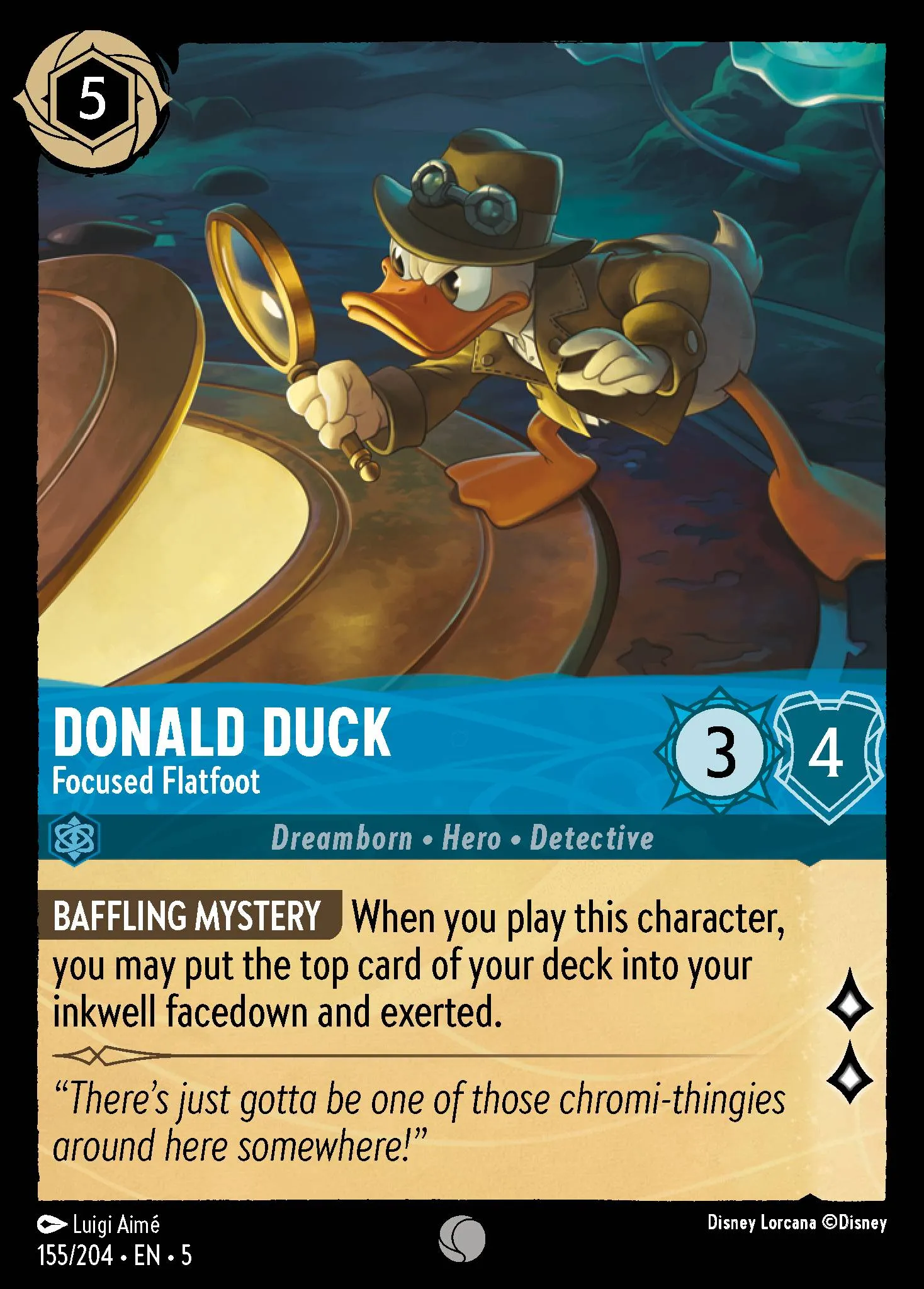 Donald Duck - Focused Flatfoot (005-155)