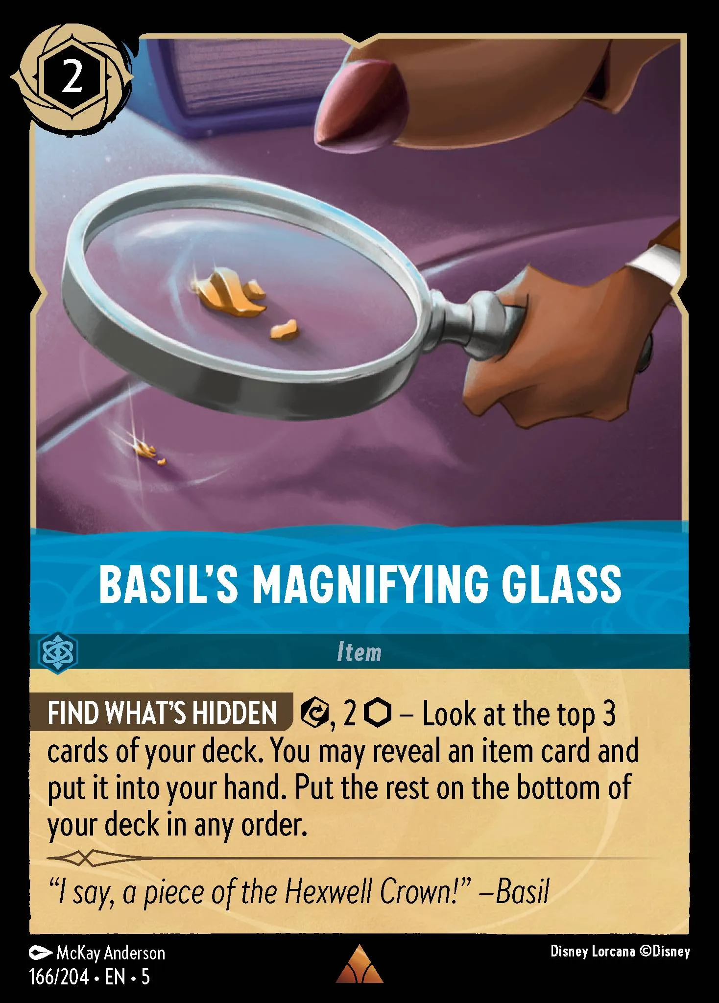Basil's Magnifying Glass (005-166)