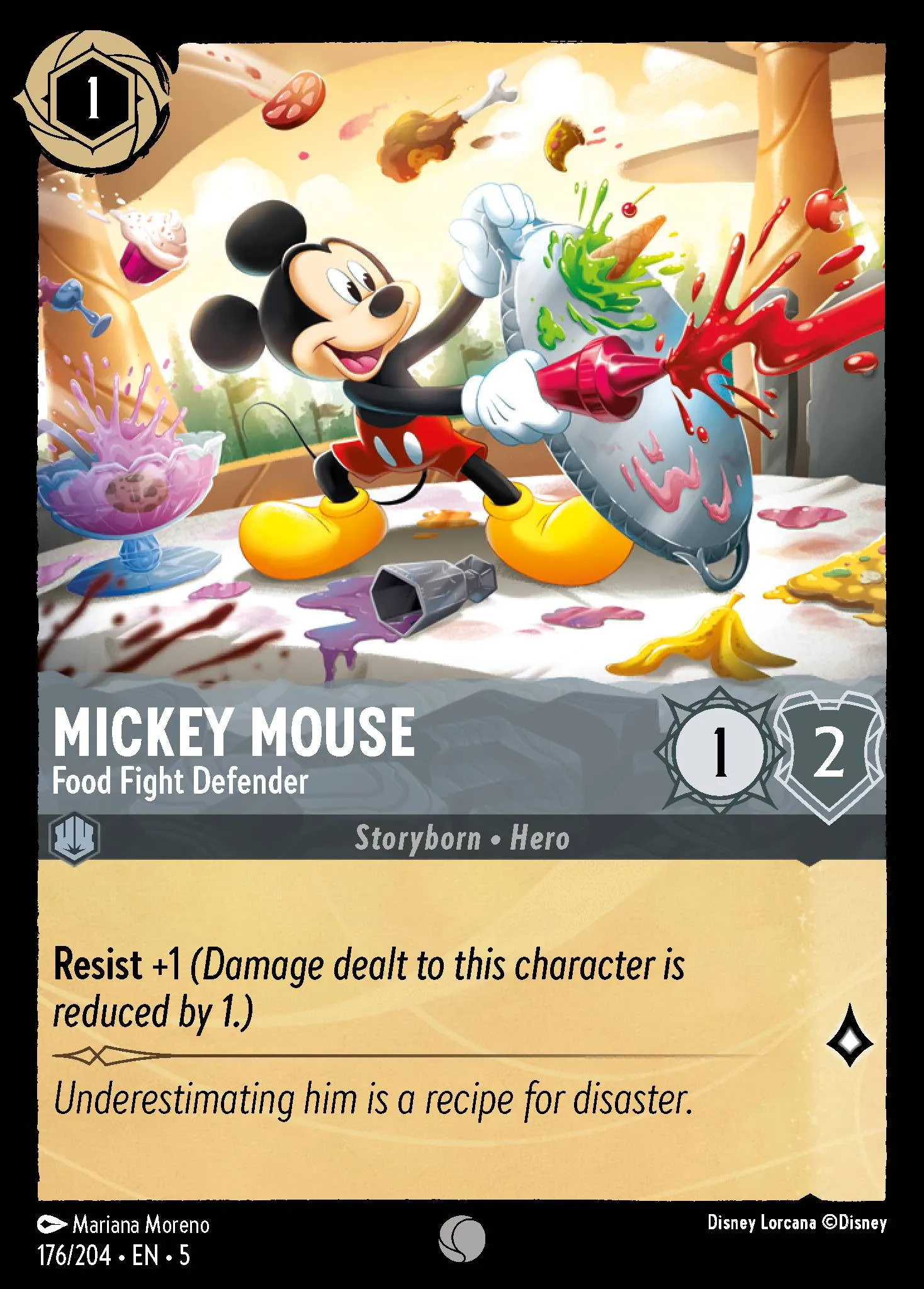 Mickey Mouse - Food Fight Defender (005-176)