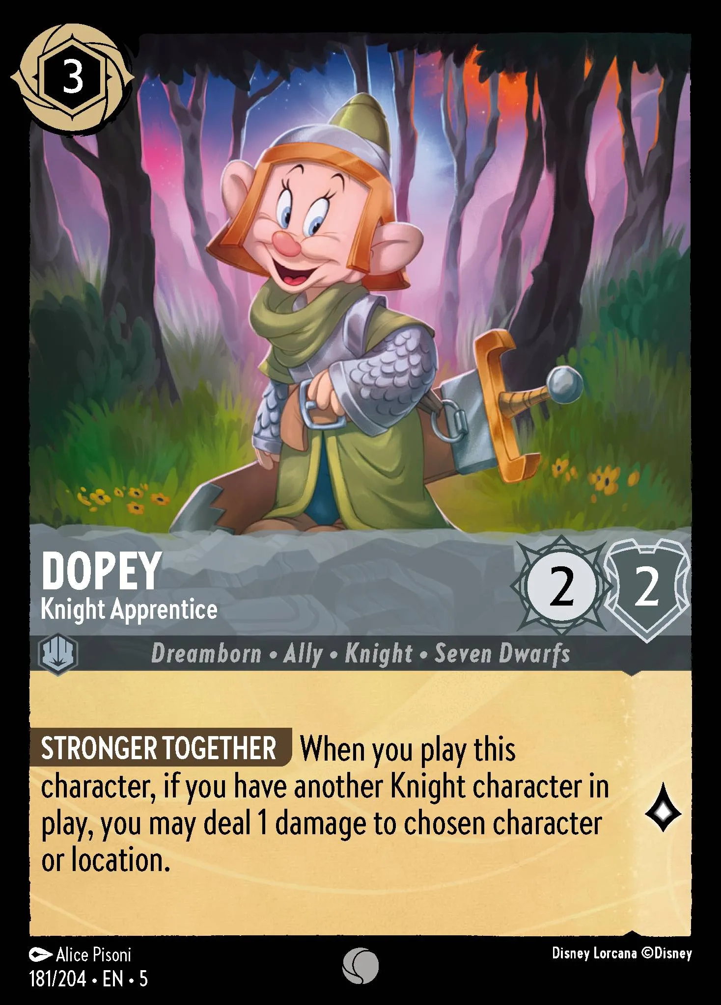 Dopey - Knight Apprentice (005-181)