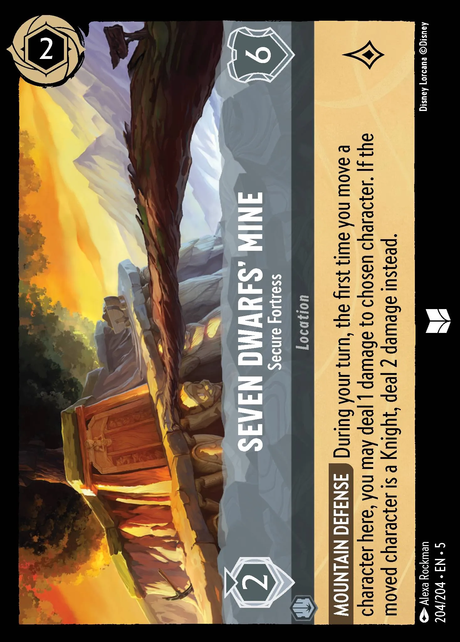 Seven Dwarfs' Mine - Secure Fortress (005-204)