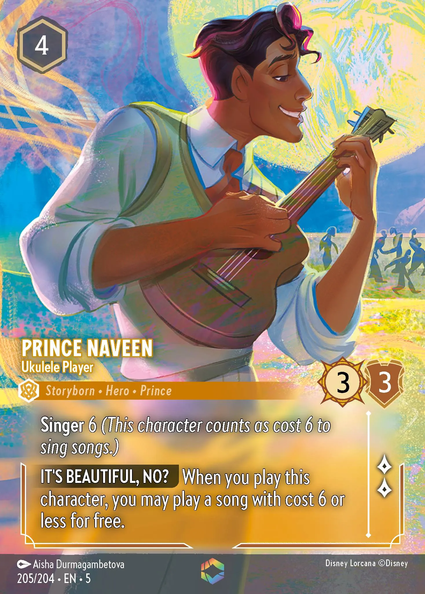 Prince Naveen - Ukulele Player (005-205)