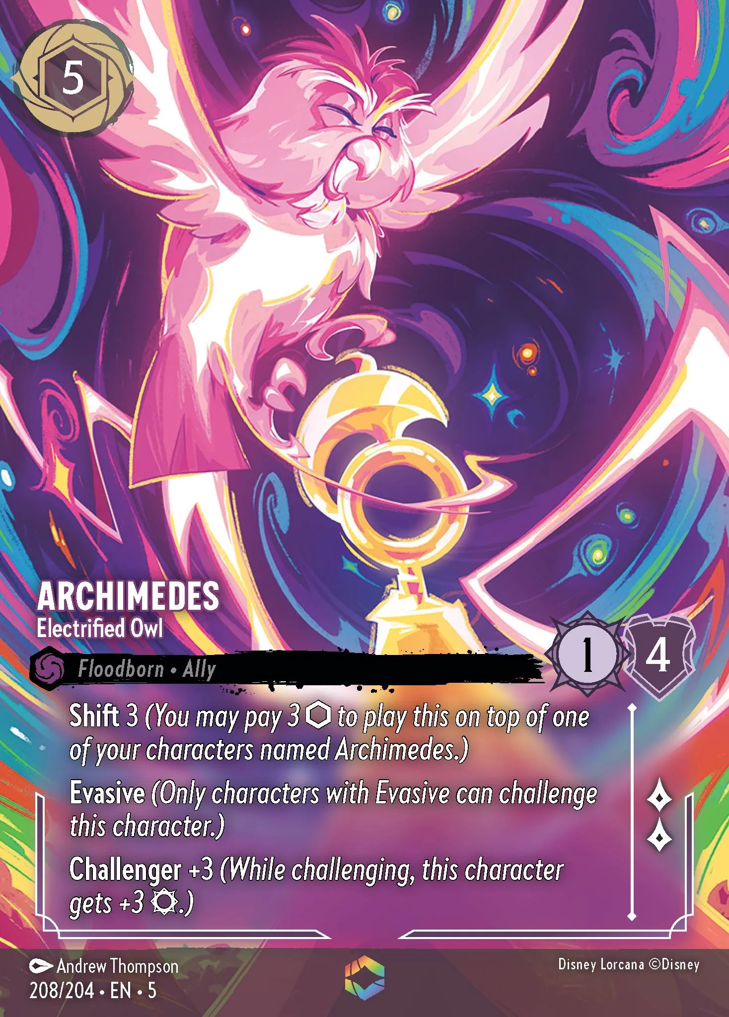 Archimedes - Electrified Owl (005-208)