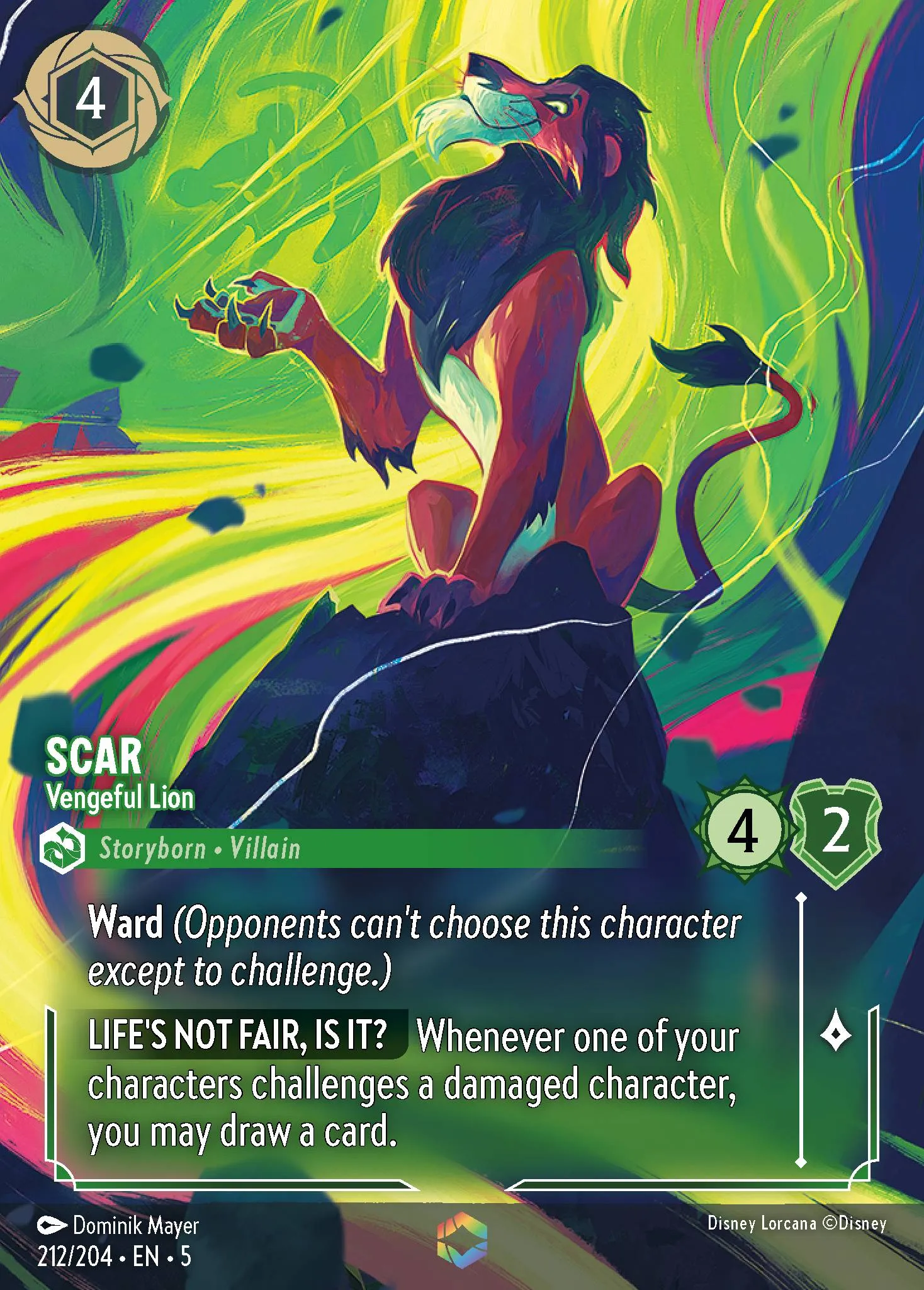 Scar - Vengeful Lion (005-212)