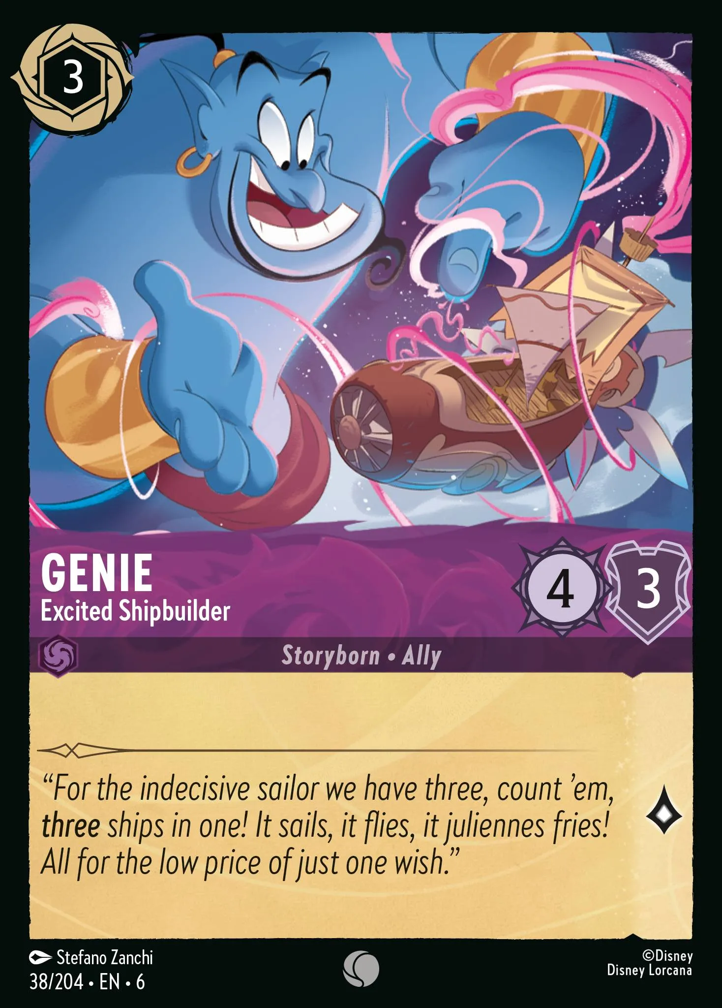Genie - Excited Shipbuilder (006-038)