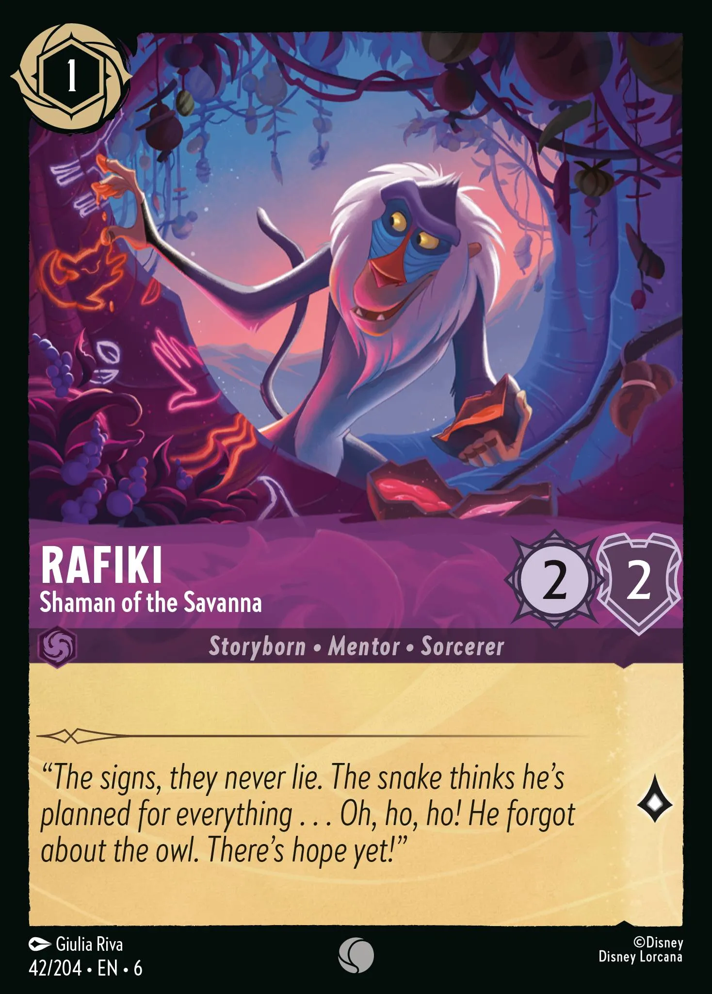 Rafiki - Shaman of the Savanna (006-042)