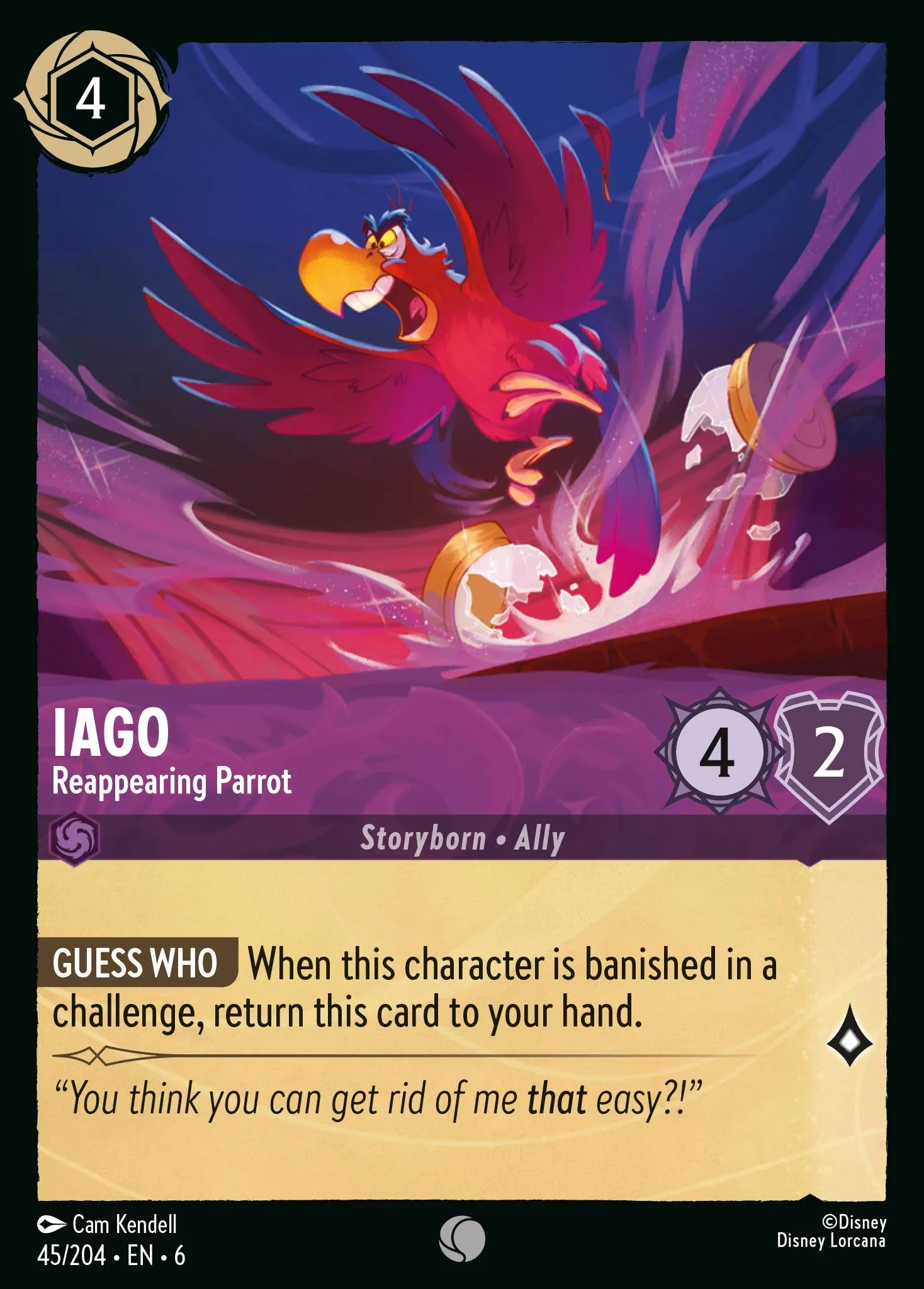 Iago - Reappearing Parrot (006-045)