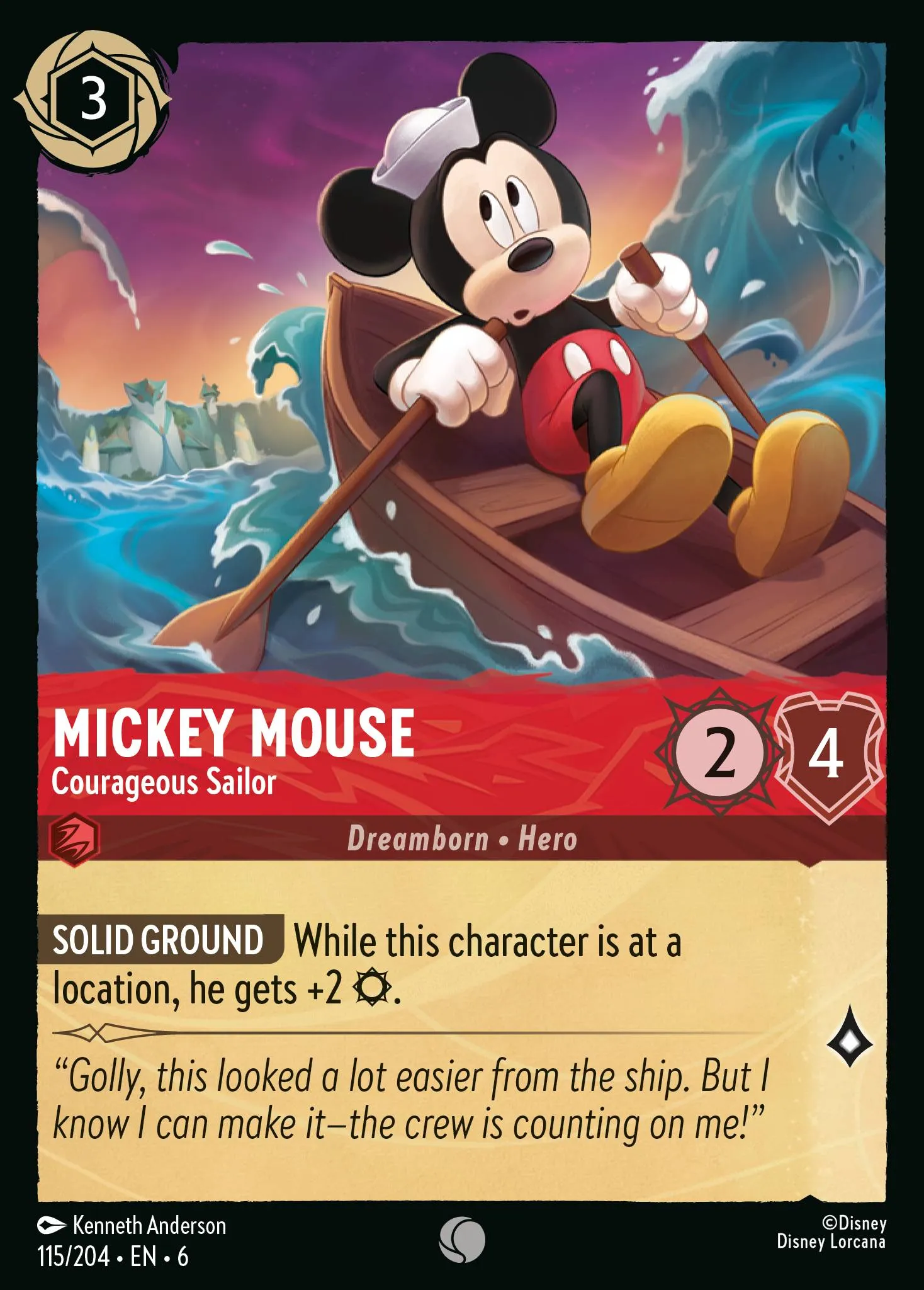 Mickey Mouse - Courageous Sailor (006-115)
