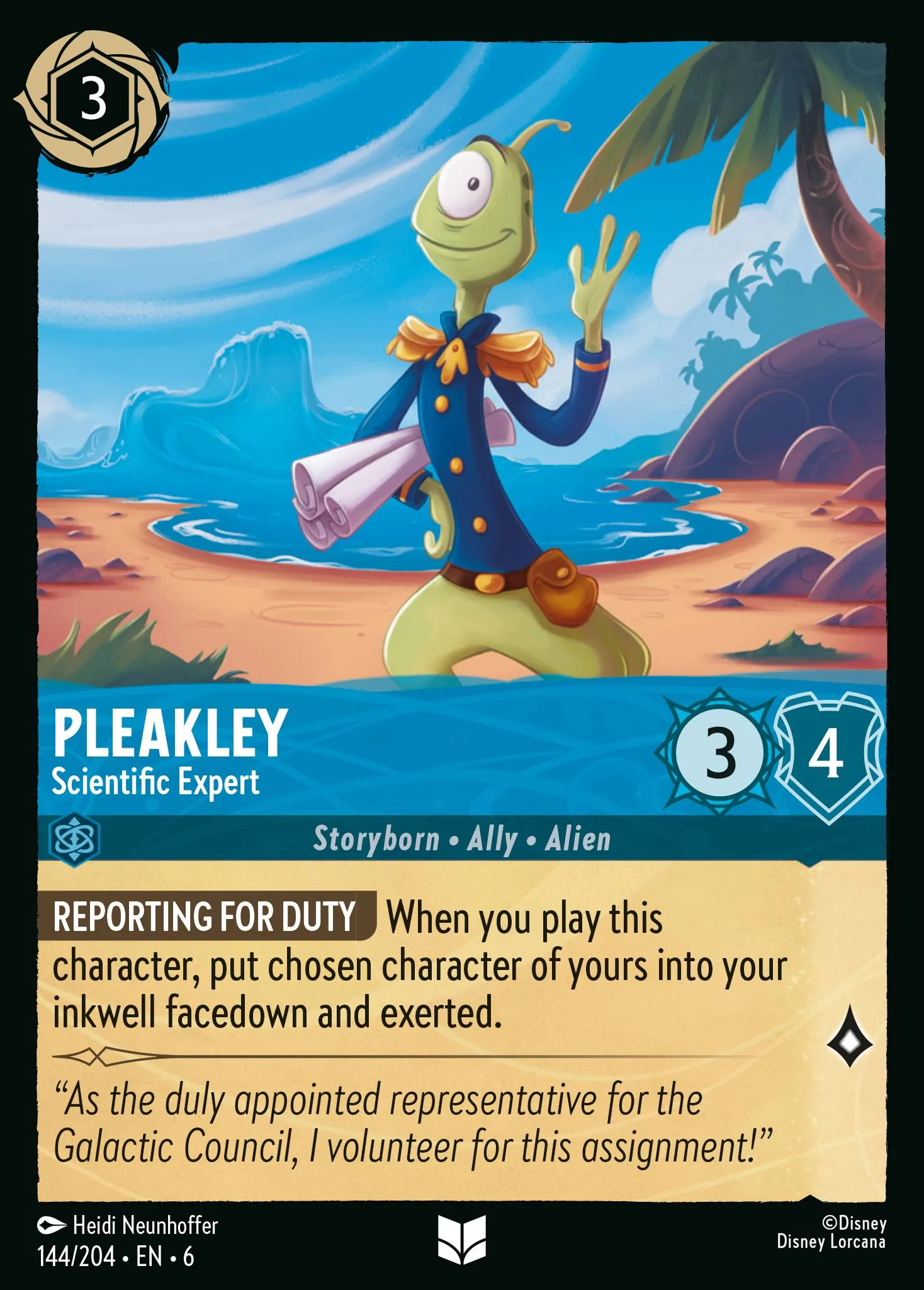 Pleakley - Scientific Expert (006-144)