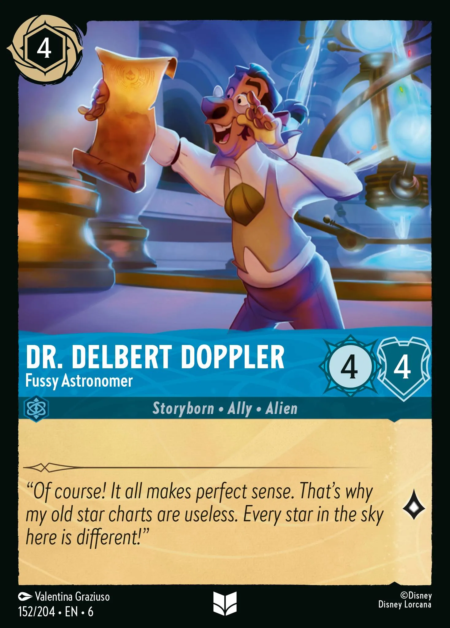 Dr. Delbert Doppler - Fussy Astronomer (006-152)