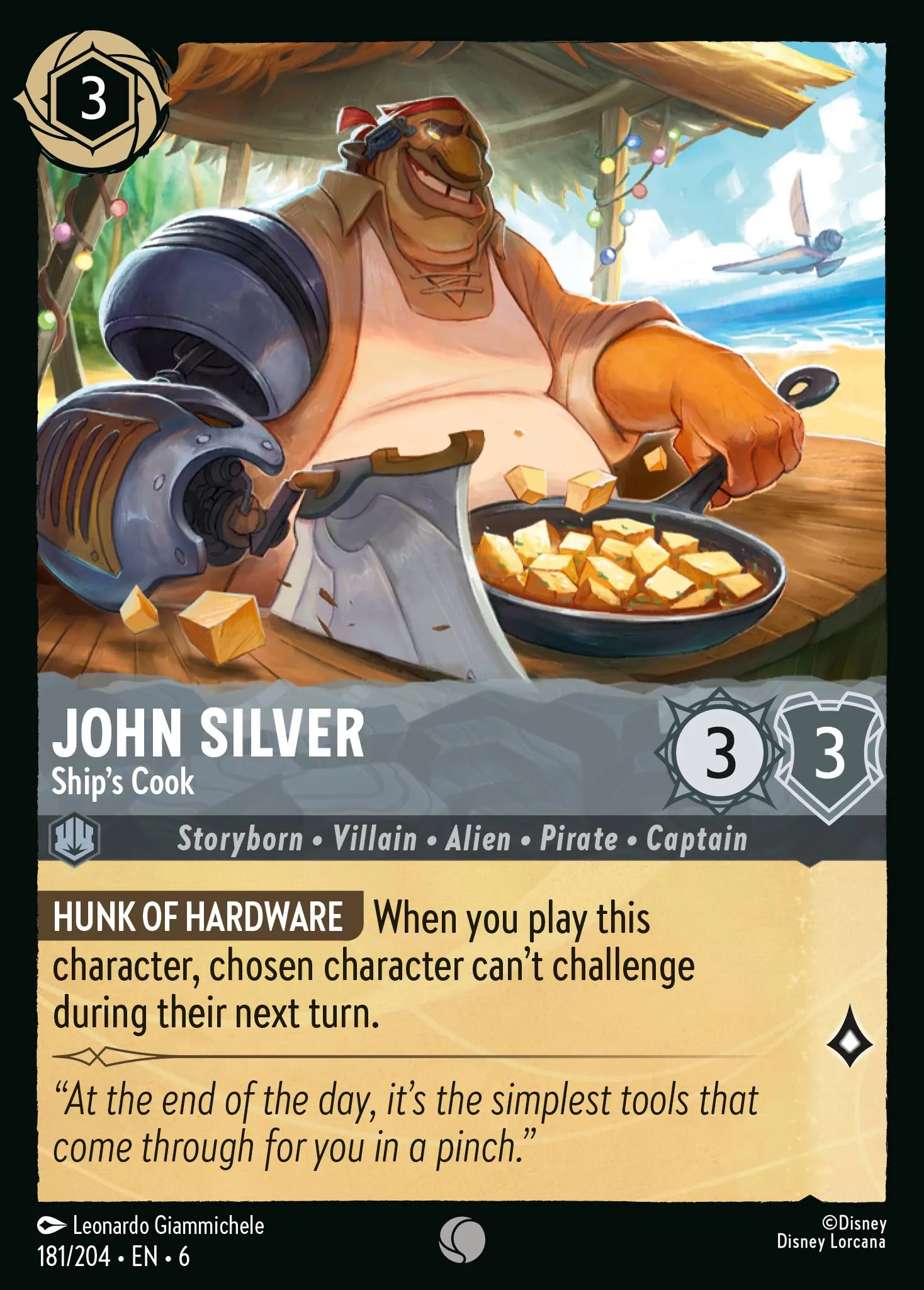 John Silver - Ship's Cook (006-181)