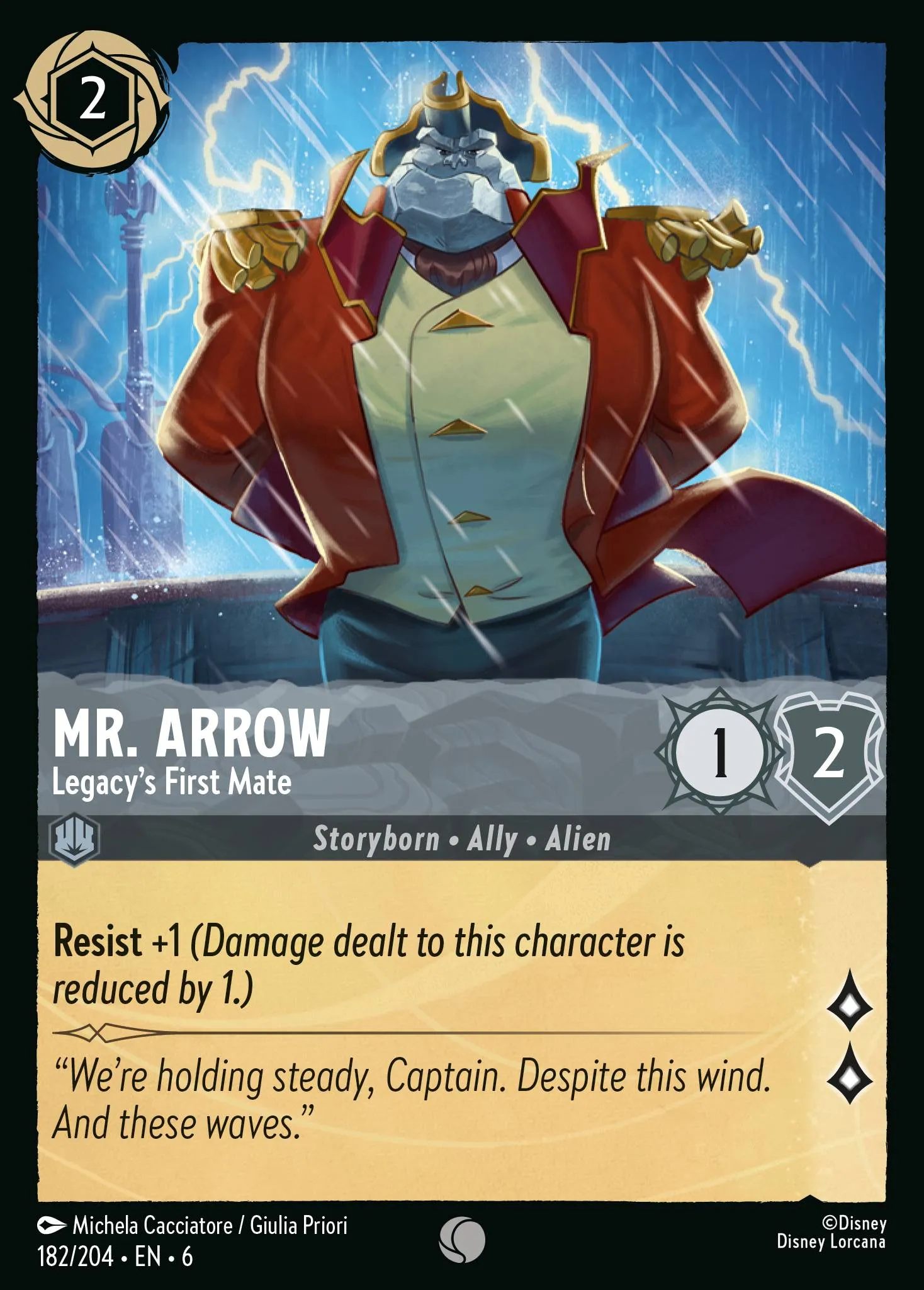 Mr. Arrow - Legacy's First Mate (006-182)