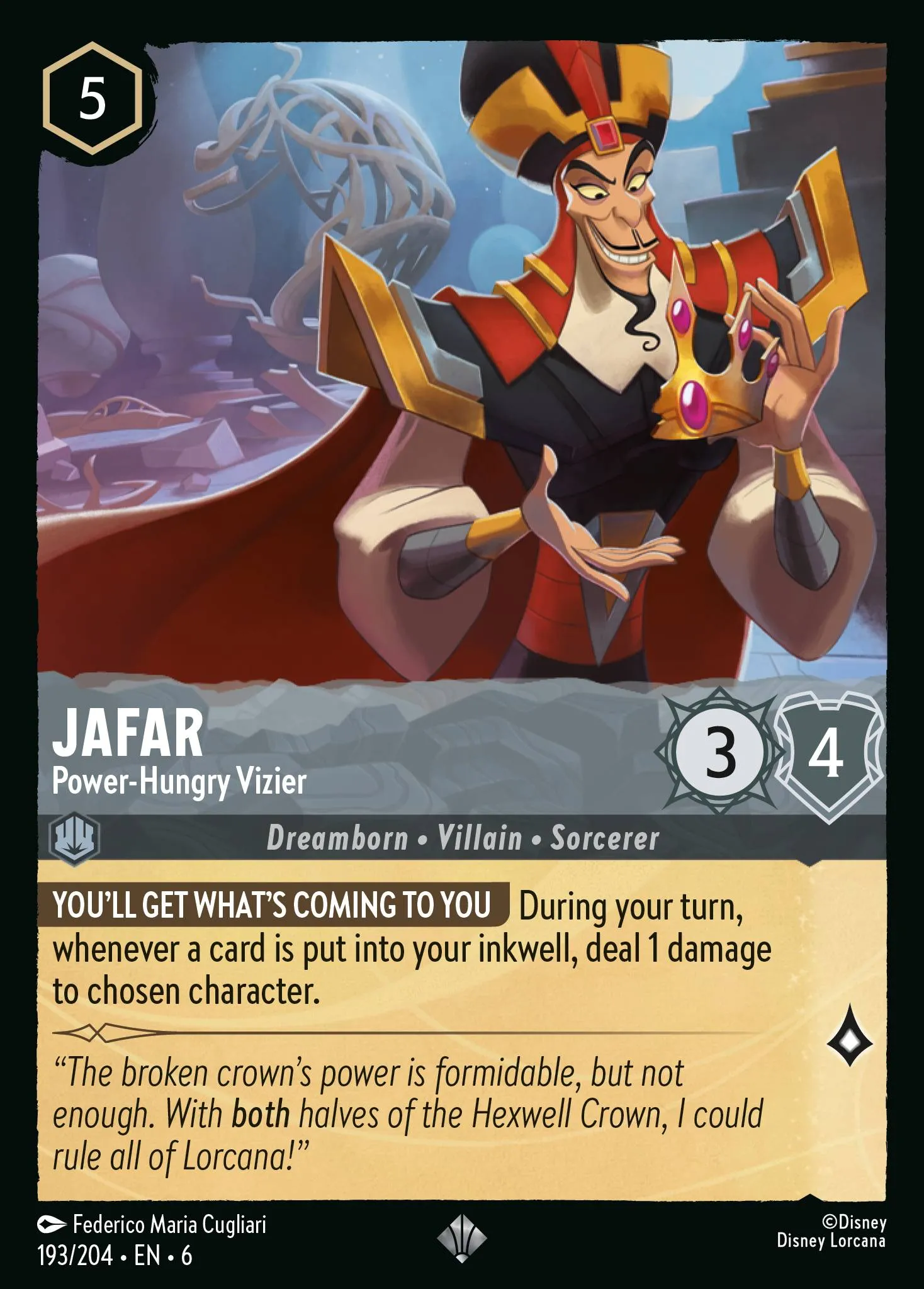 Jafar - Power-Hungry Vizier (006-193)