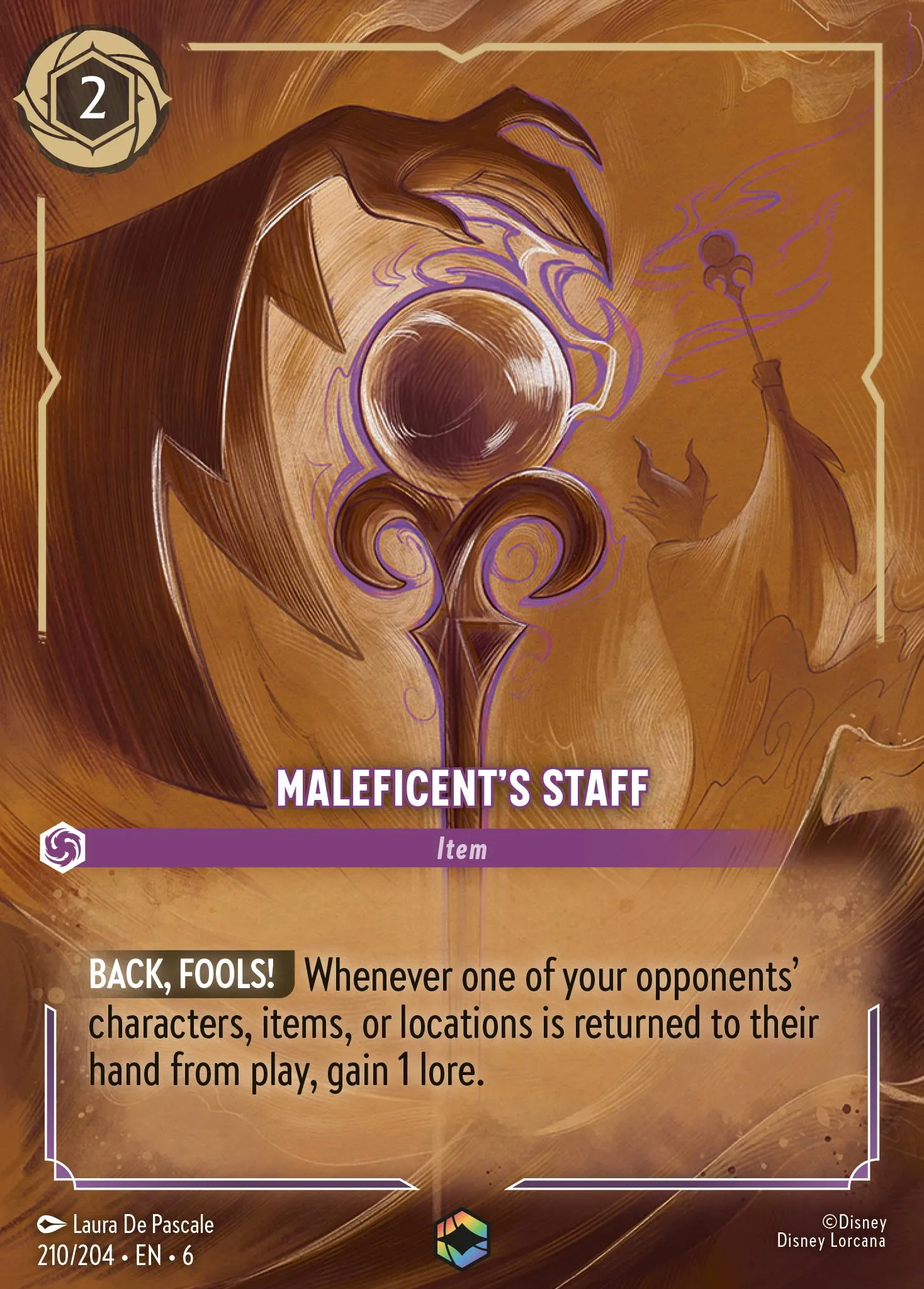 Maleficent's Staff (006-210)
