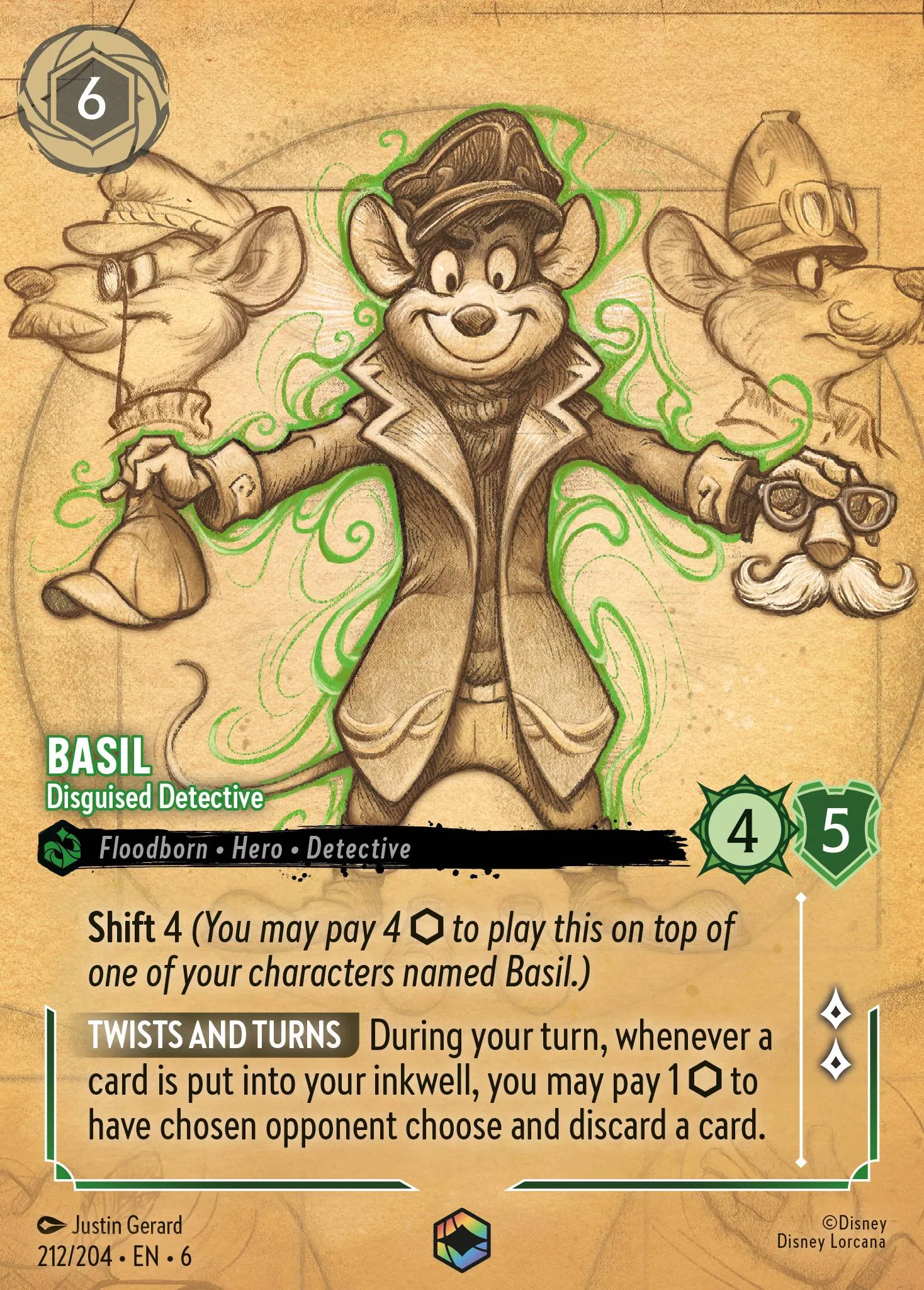 Basil - Disguised Detective (006-212)