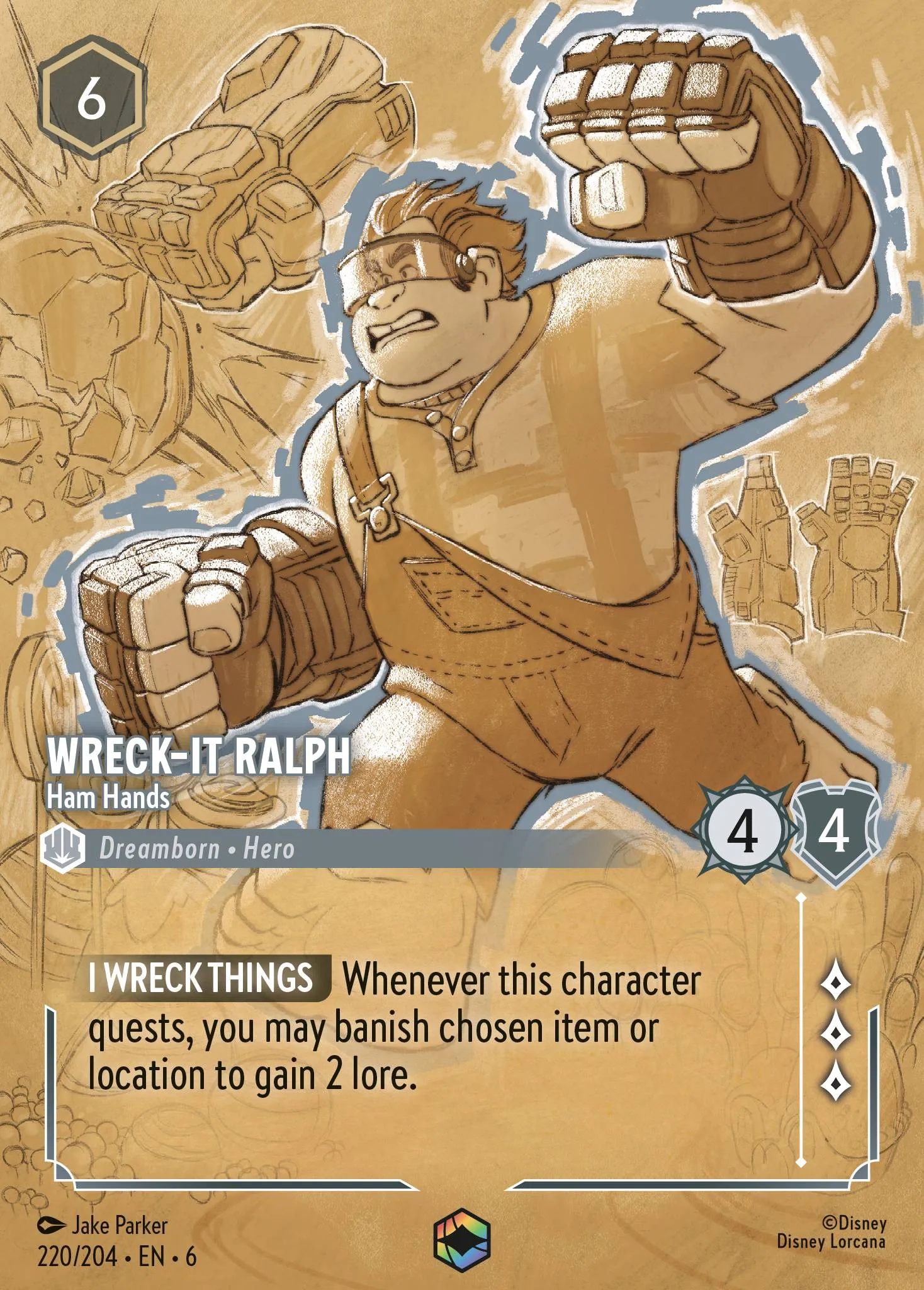 Wreck-It Ralph - Ham Hands (006-220)