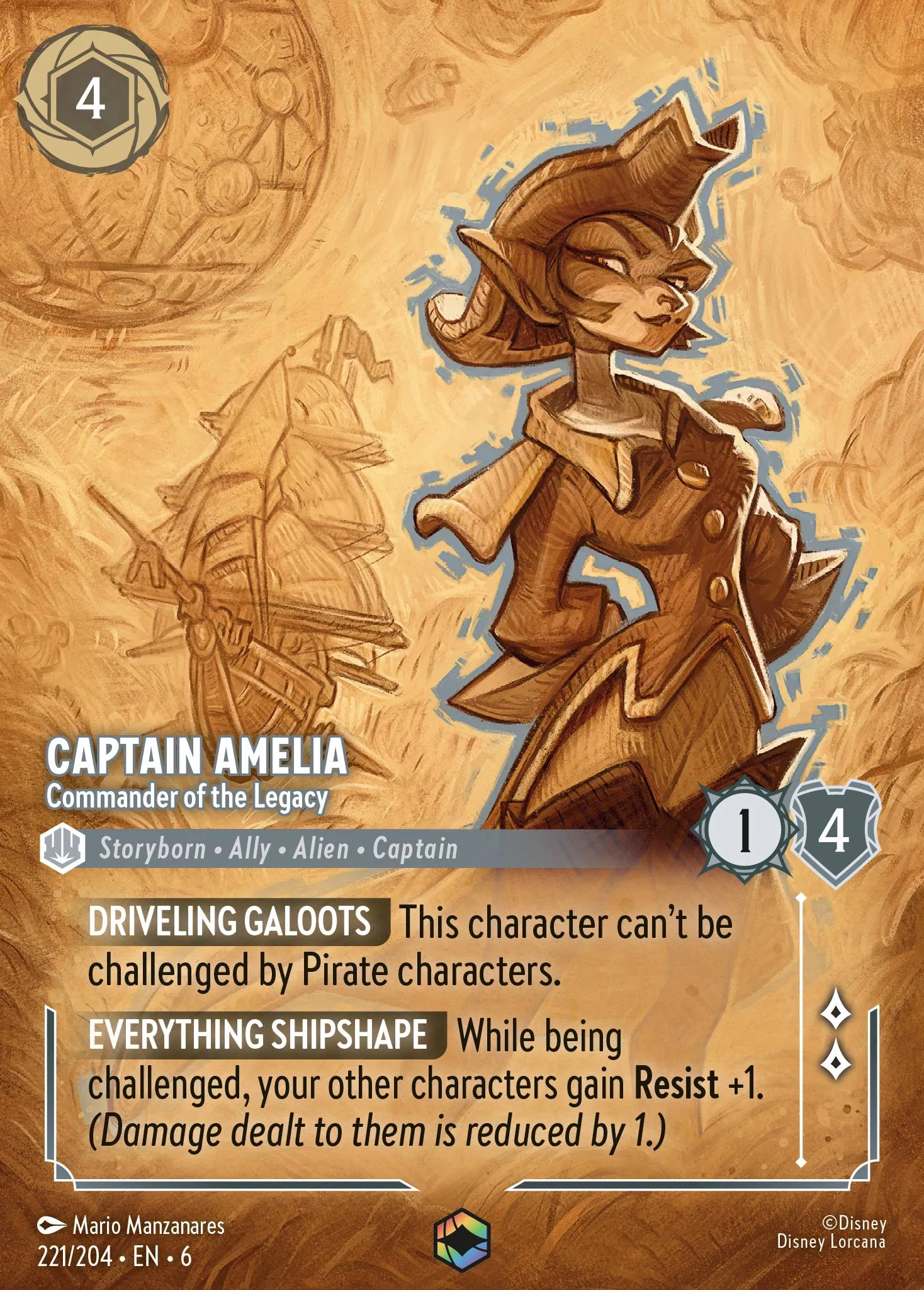 Captain Amelia - Commander of the Legacy (006-221)