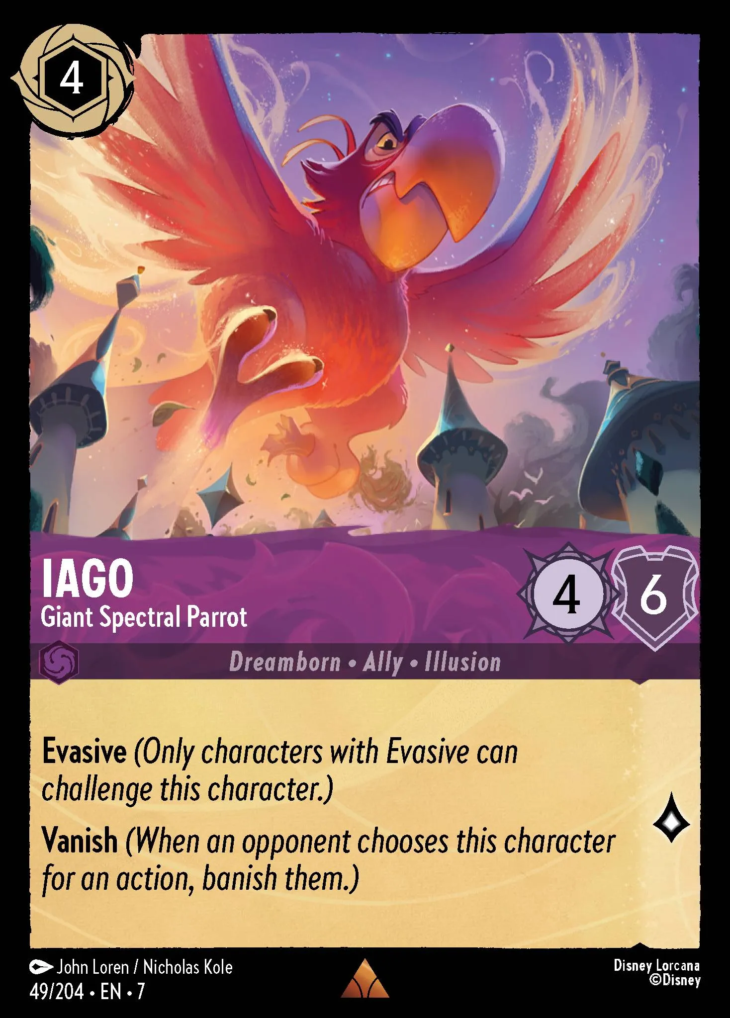 Iago - Giant Spectral Parrot (007-049)