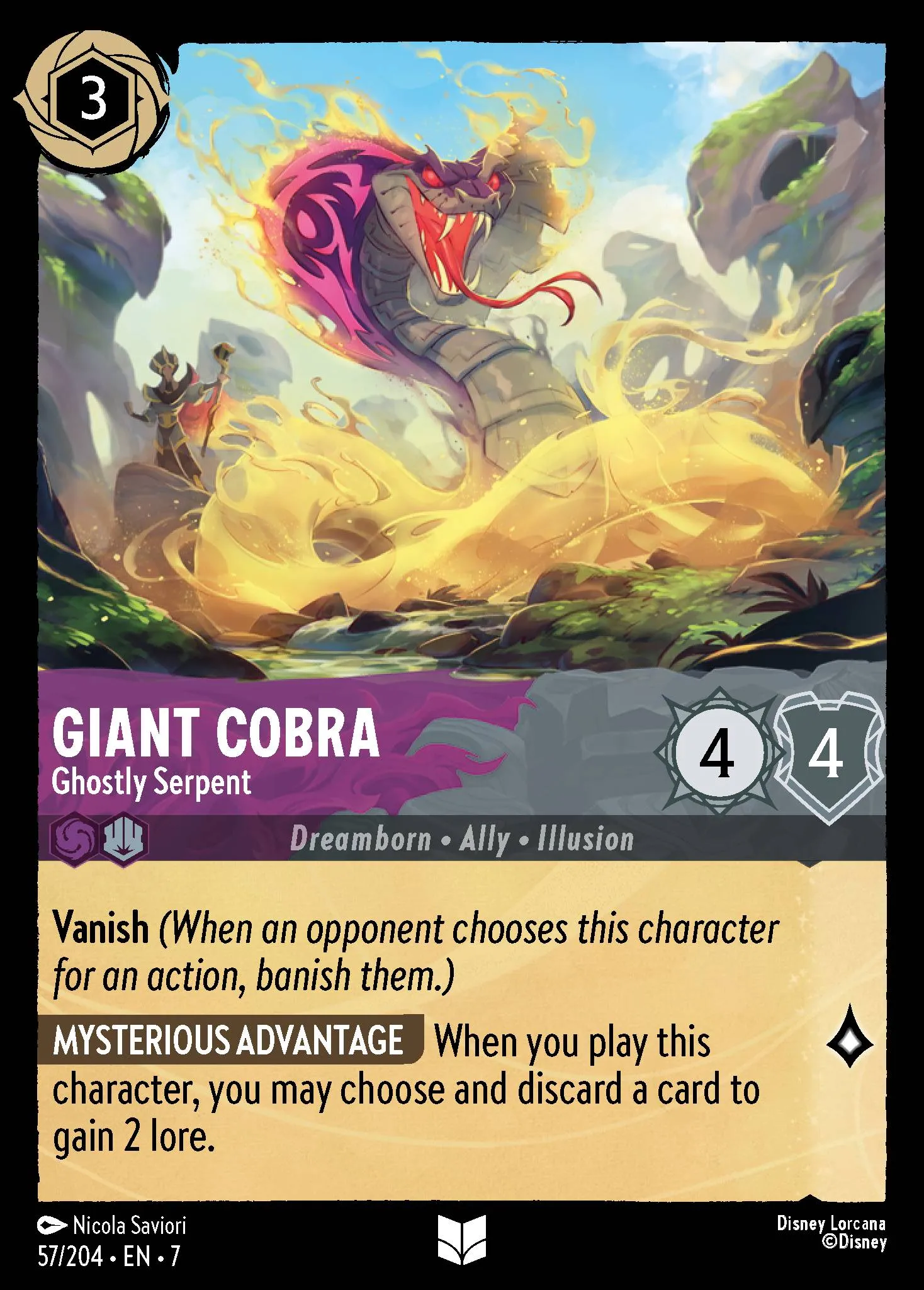 Giant Cobra - Ghostly Serpent (007-057)