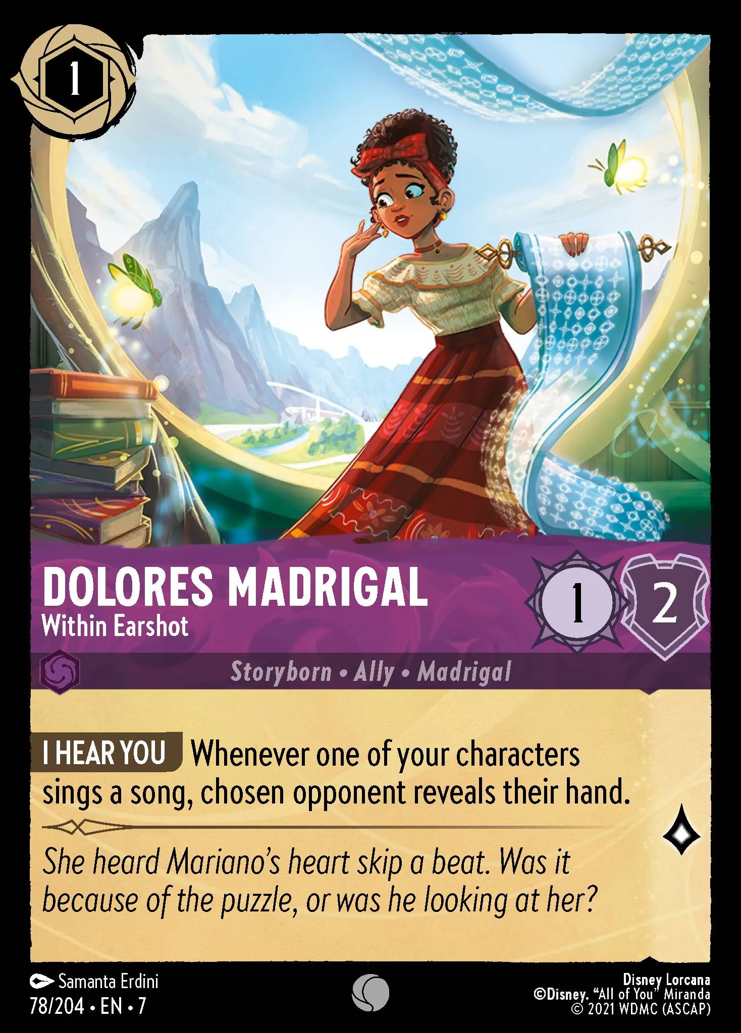 Dolores Madrigal - Within Earshot (007-078)