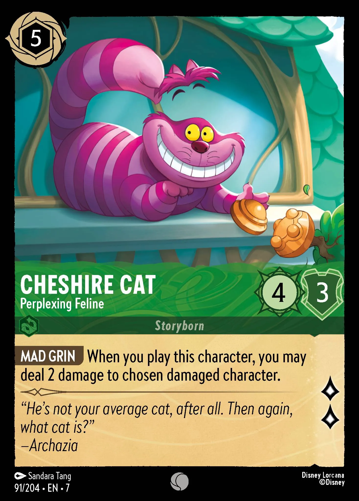 Cheshire Cat - Perplexing Feline (007-091)