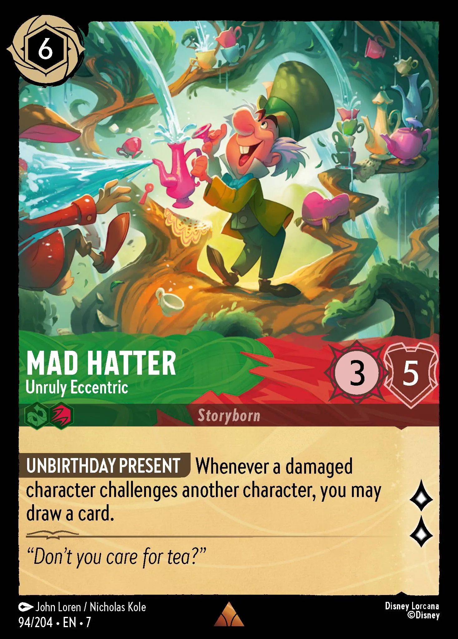 Mad Hatter - Unruly Eccentric (007-094)