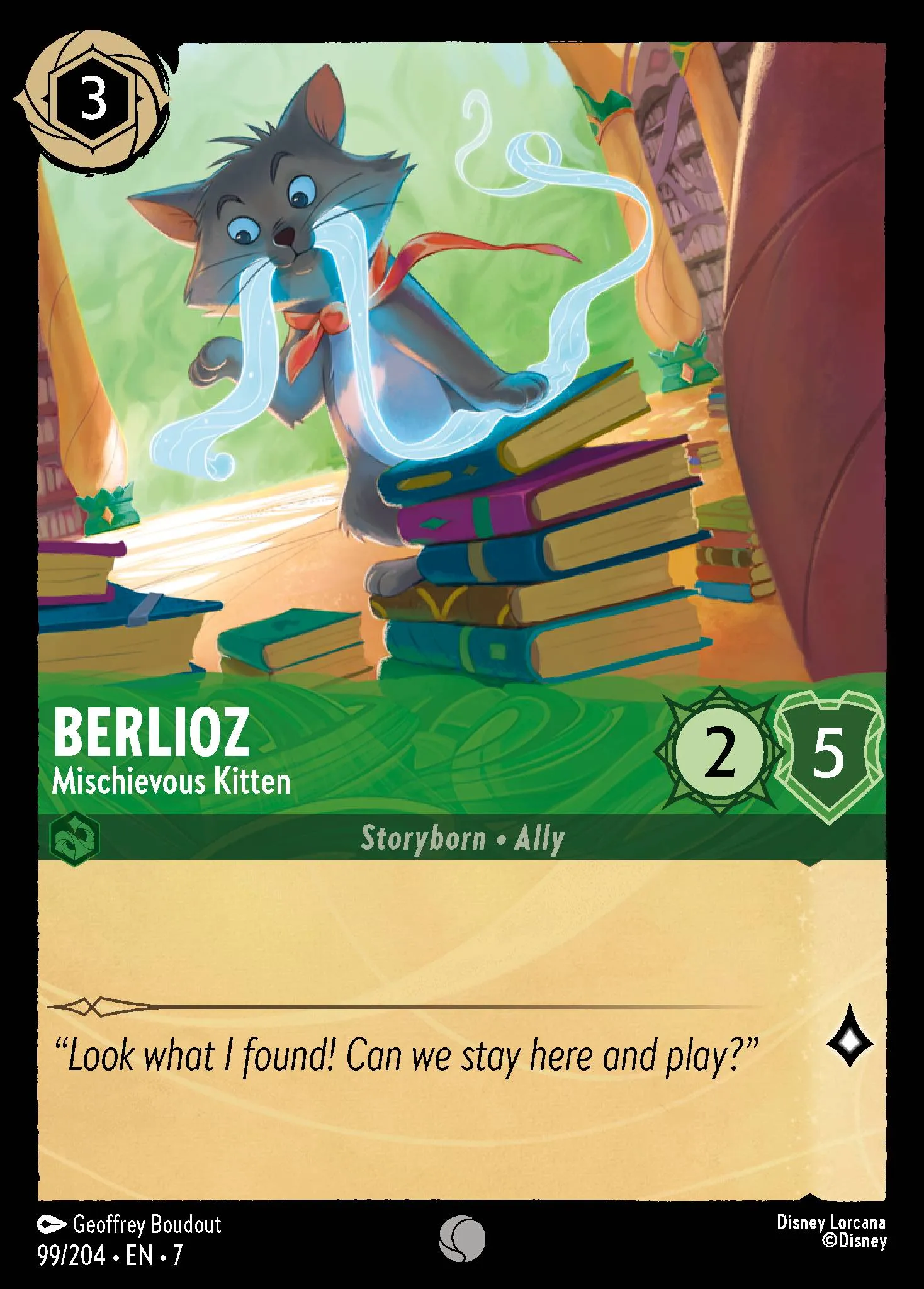 Berlioz - Mischievous Kitten (007-099)
