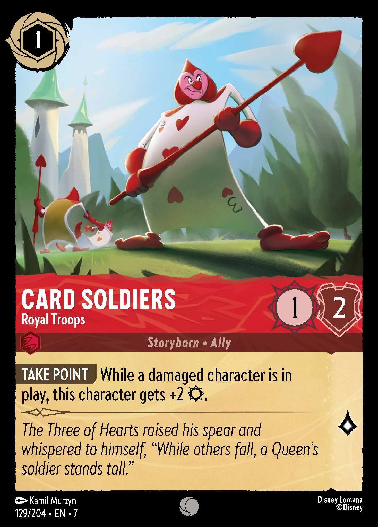 Card Soldiers - Royal Troops (007-129)