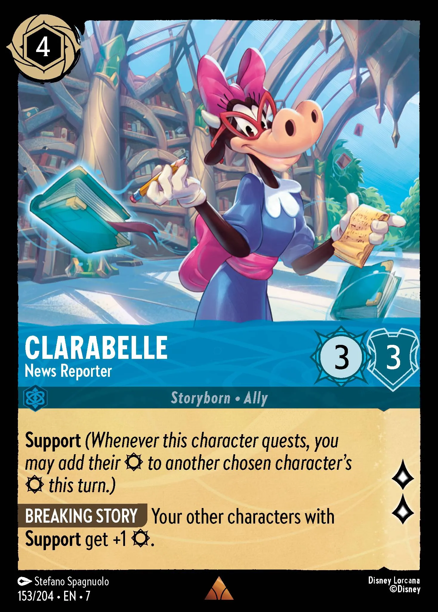 Clarabelle - News Reporter (007-153)