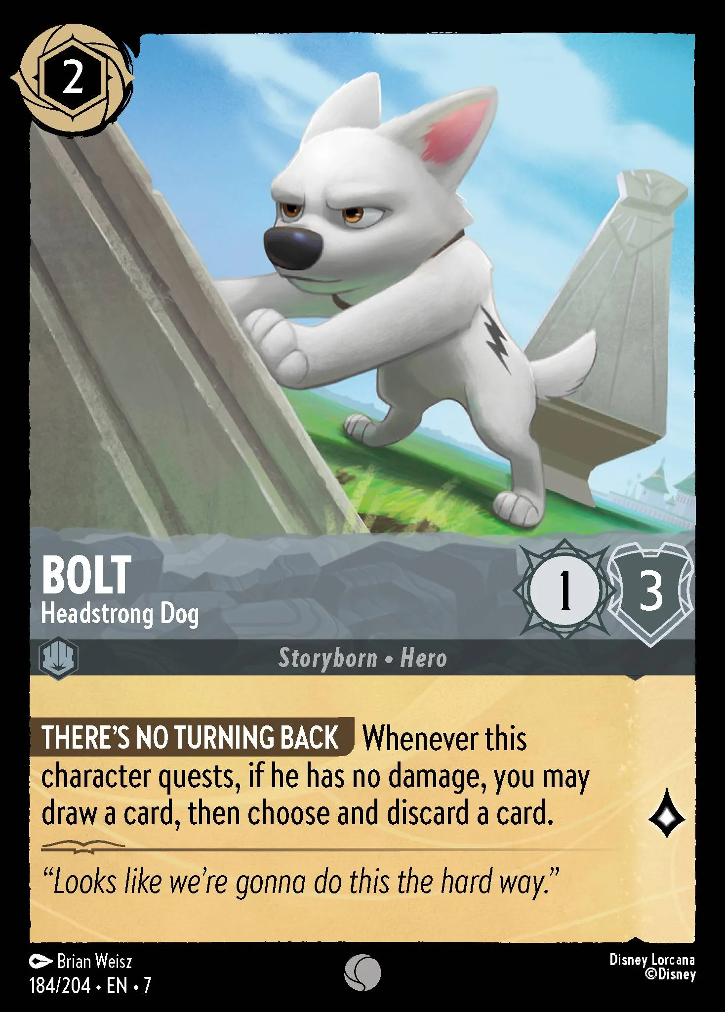 Bolt - Headstrong Dog (007-184)