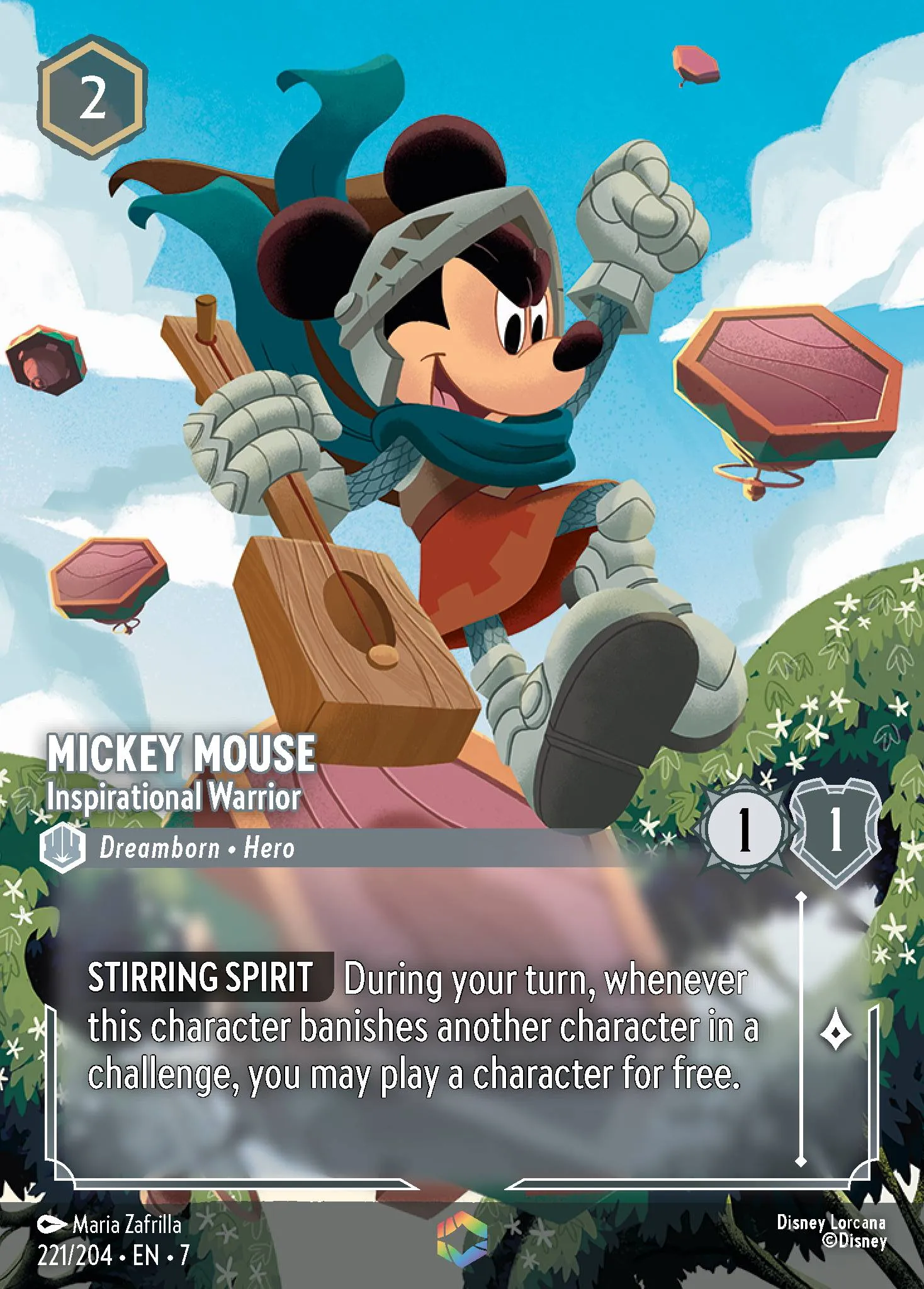 Mickey Mouse - Inspirational Warrior (007-221)