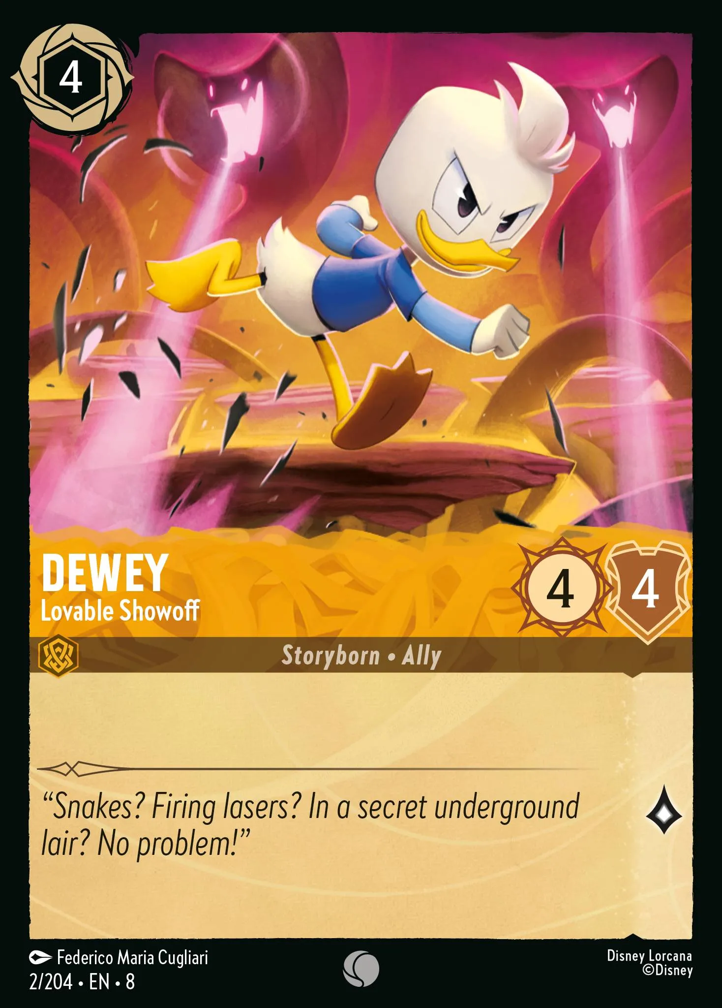 Dewey - Lovable Showoff (008-002)
