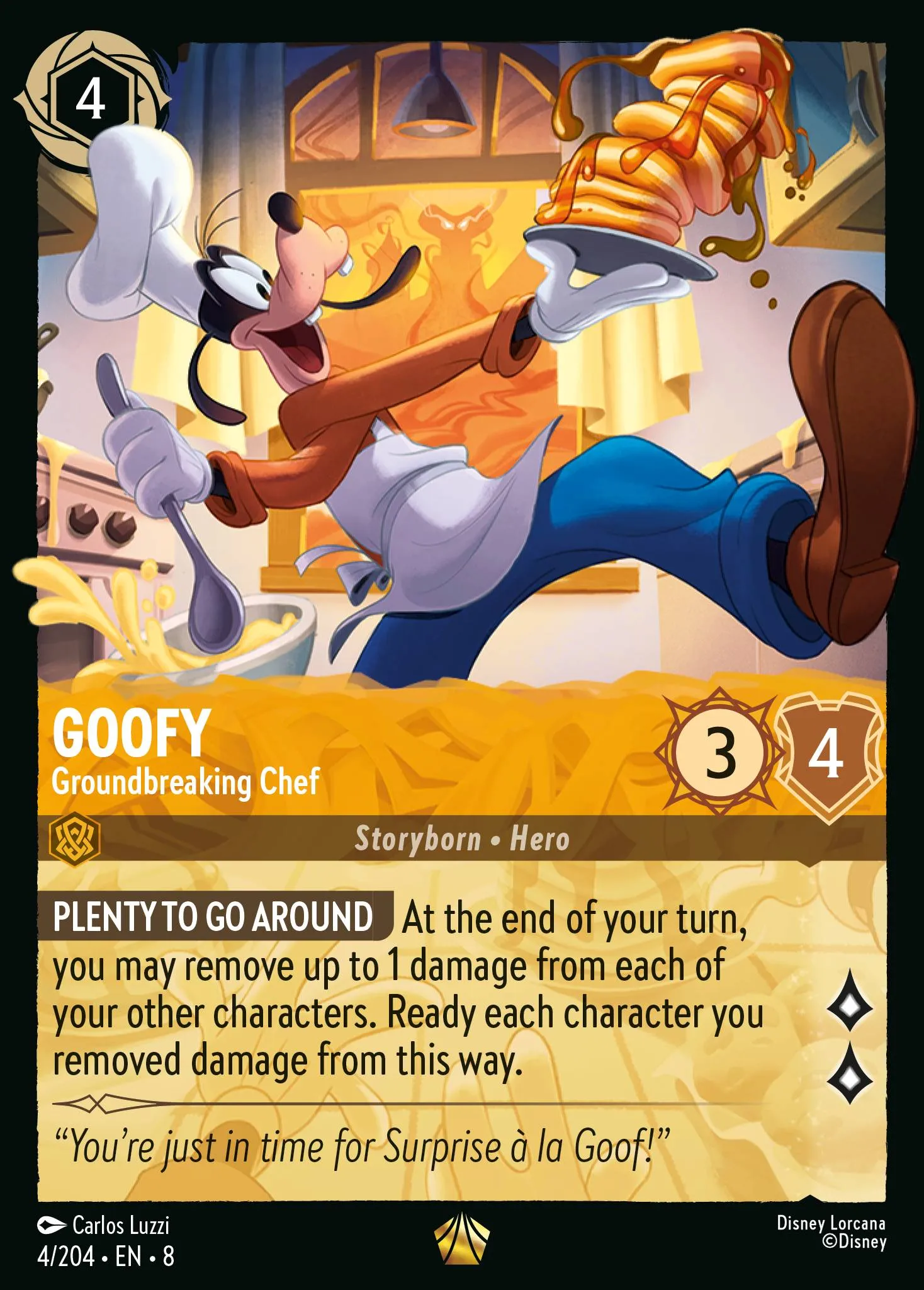 Goofy - Groundbreaking Chef (008-004)
