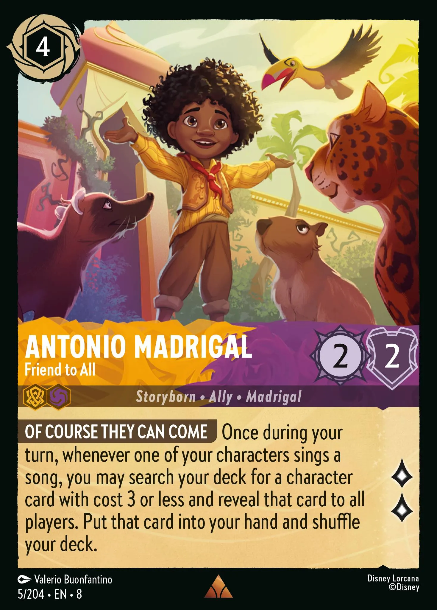 Antonio Madrigal - Friend to All (008-005)