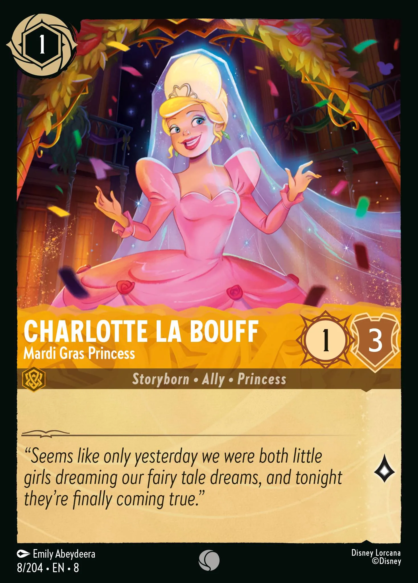 Charlotte La Bouff - Mardi Gras Princess (008-008)