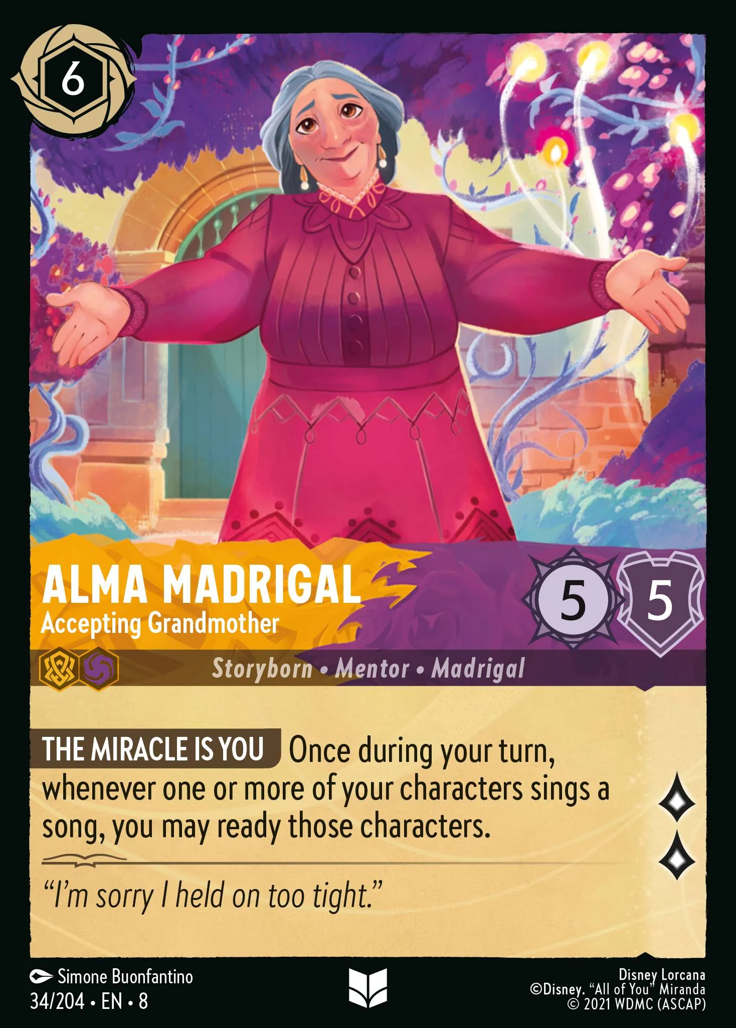 Alma Madrigal - Accepting Grandmother (008-034)
