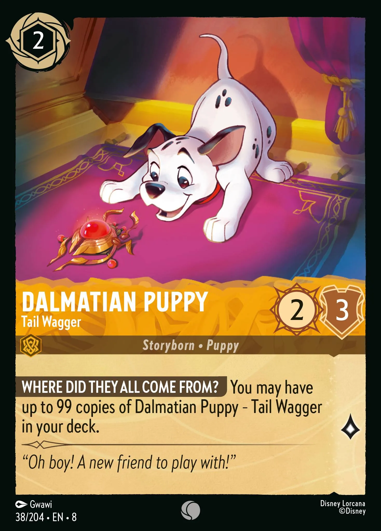 Dalmatian Puppy - Tail Wagger (008-038)