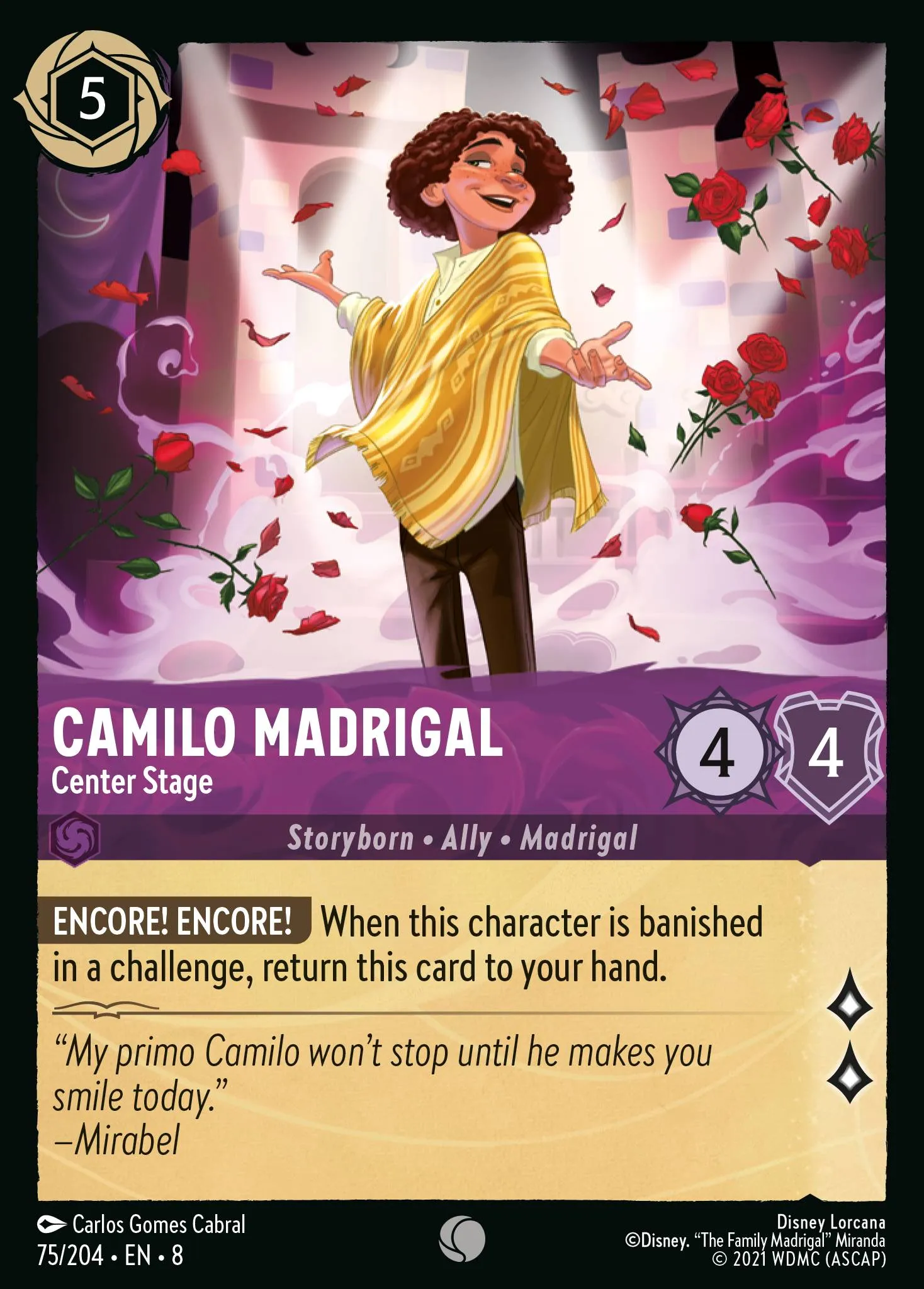 Camilo Madrigal - Center Stage (008-075)
