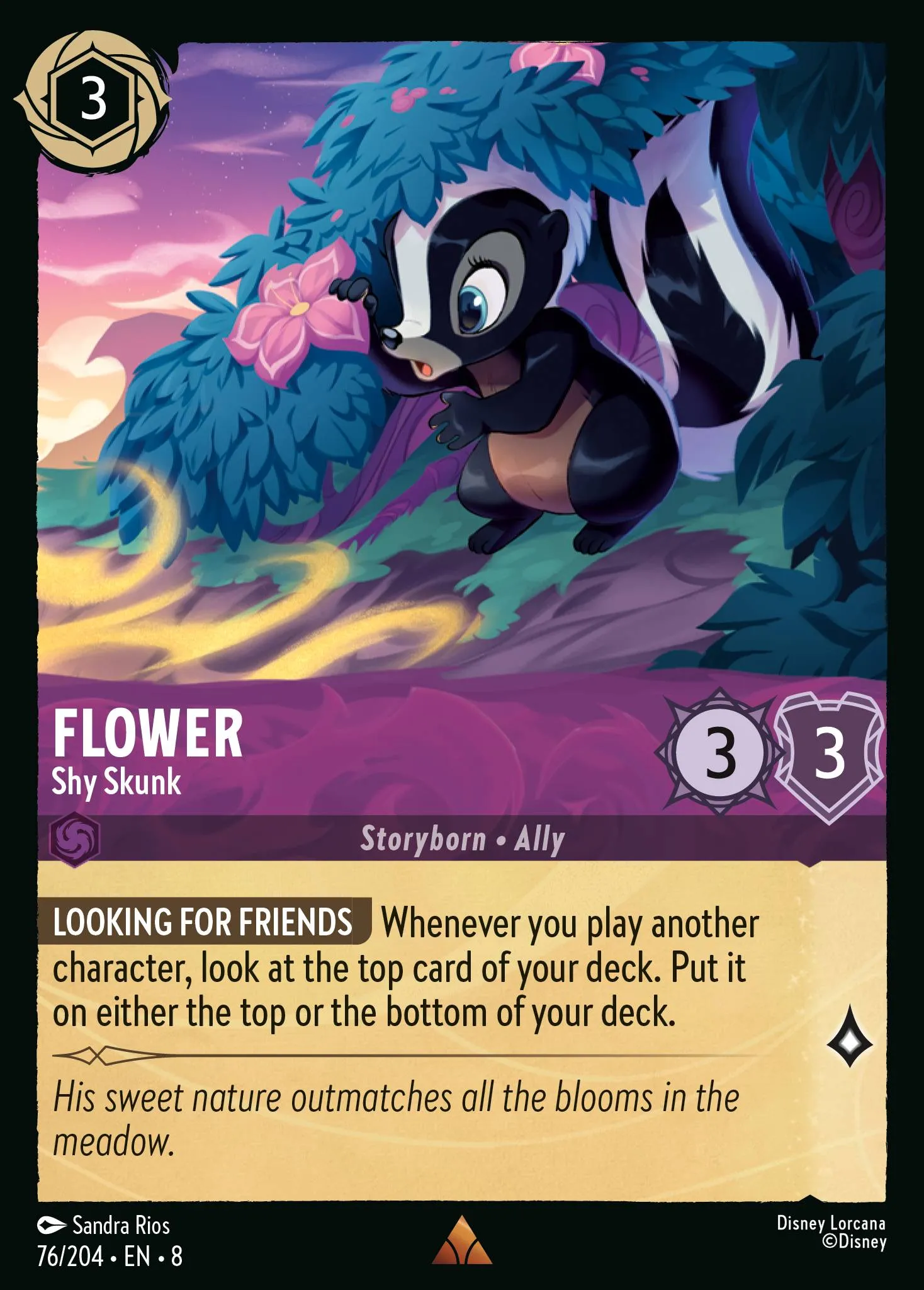 Flower - Shy Skunk (008-076)
