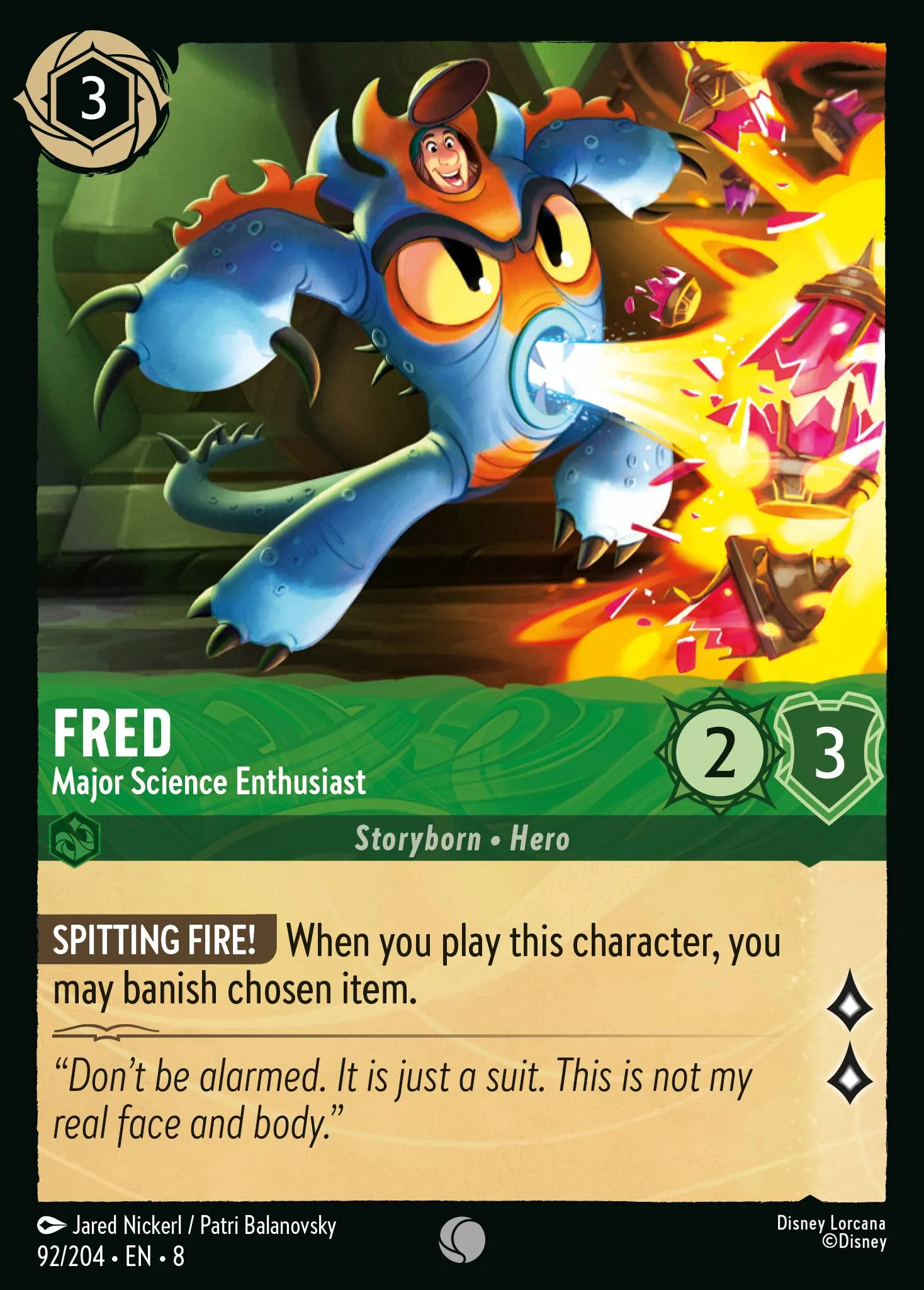 Fred - Major Science Enthusiast (008-092)