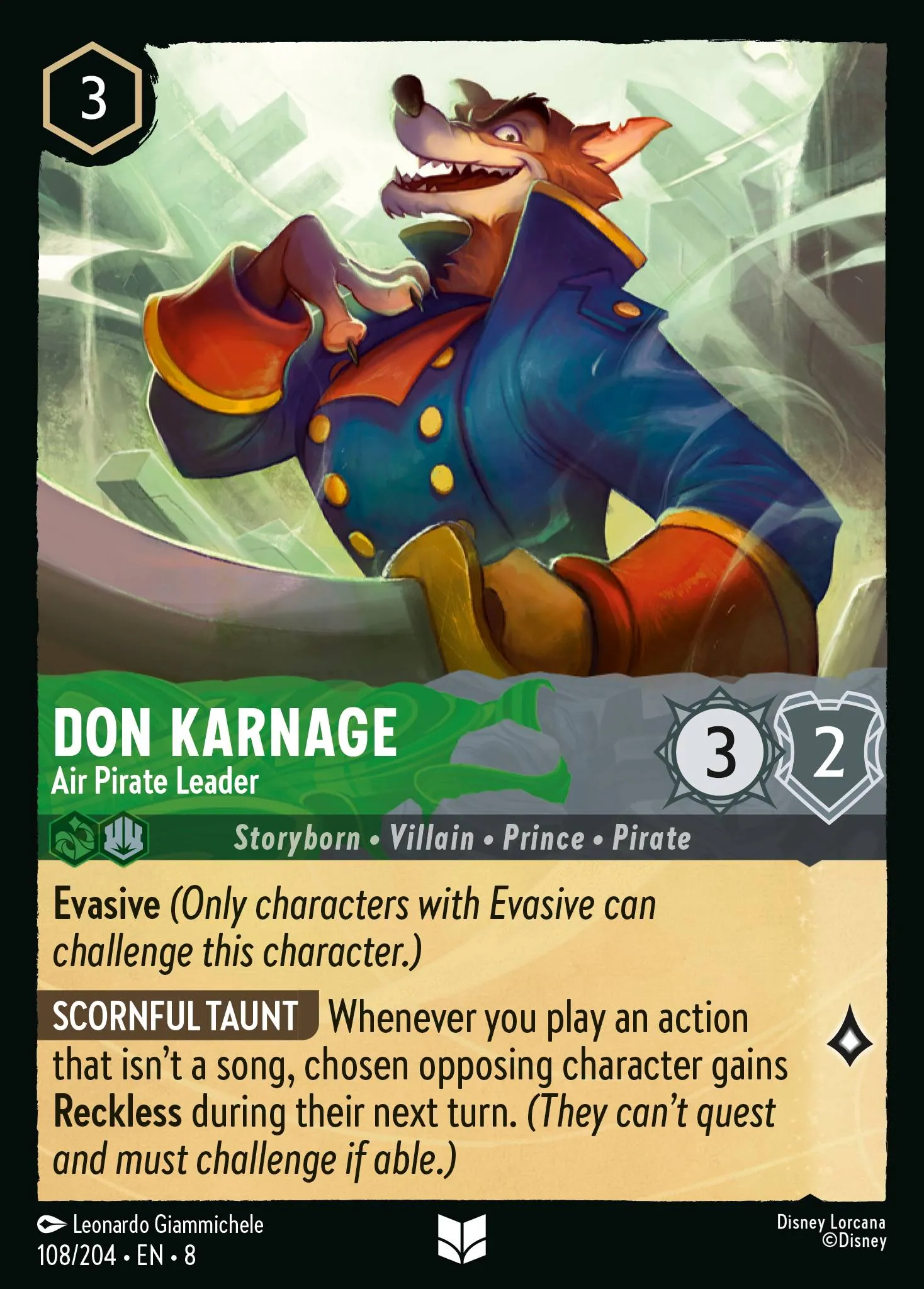 Don Karnage - Air Pirate Leader (008-108)