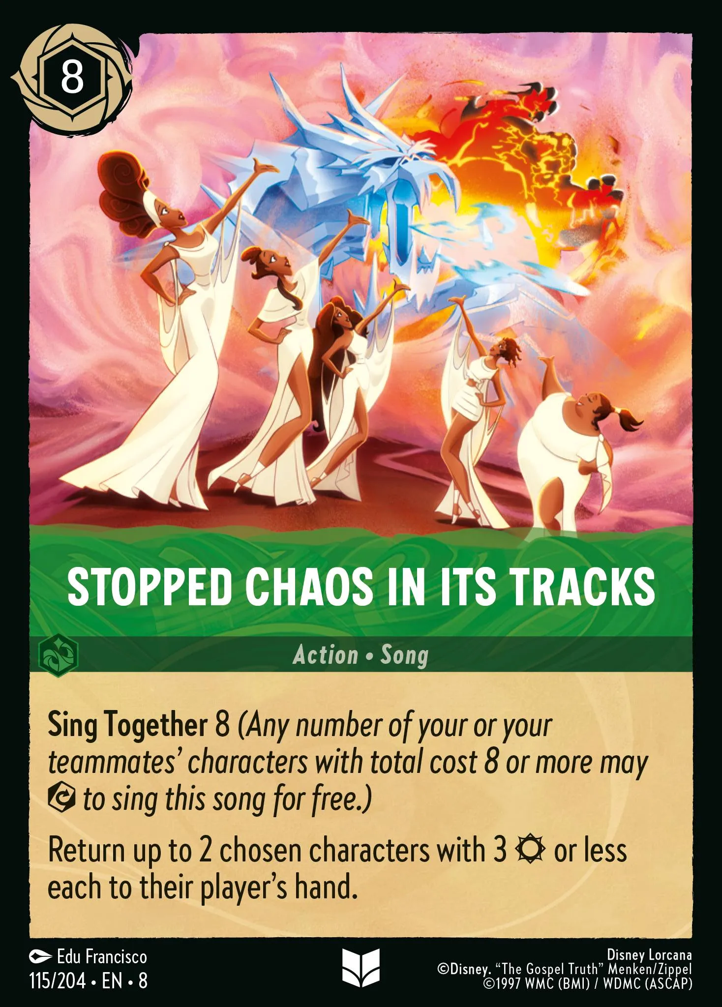 Stopped Chaos in Its Tracks (008-115)