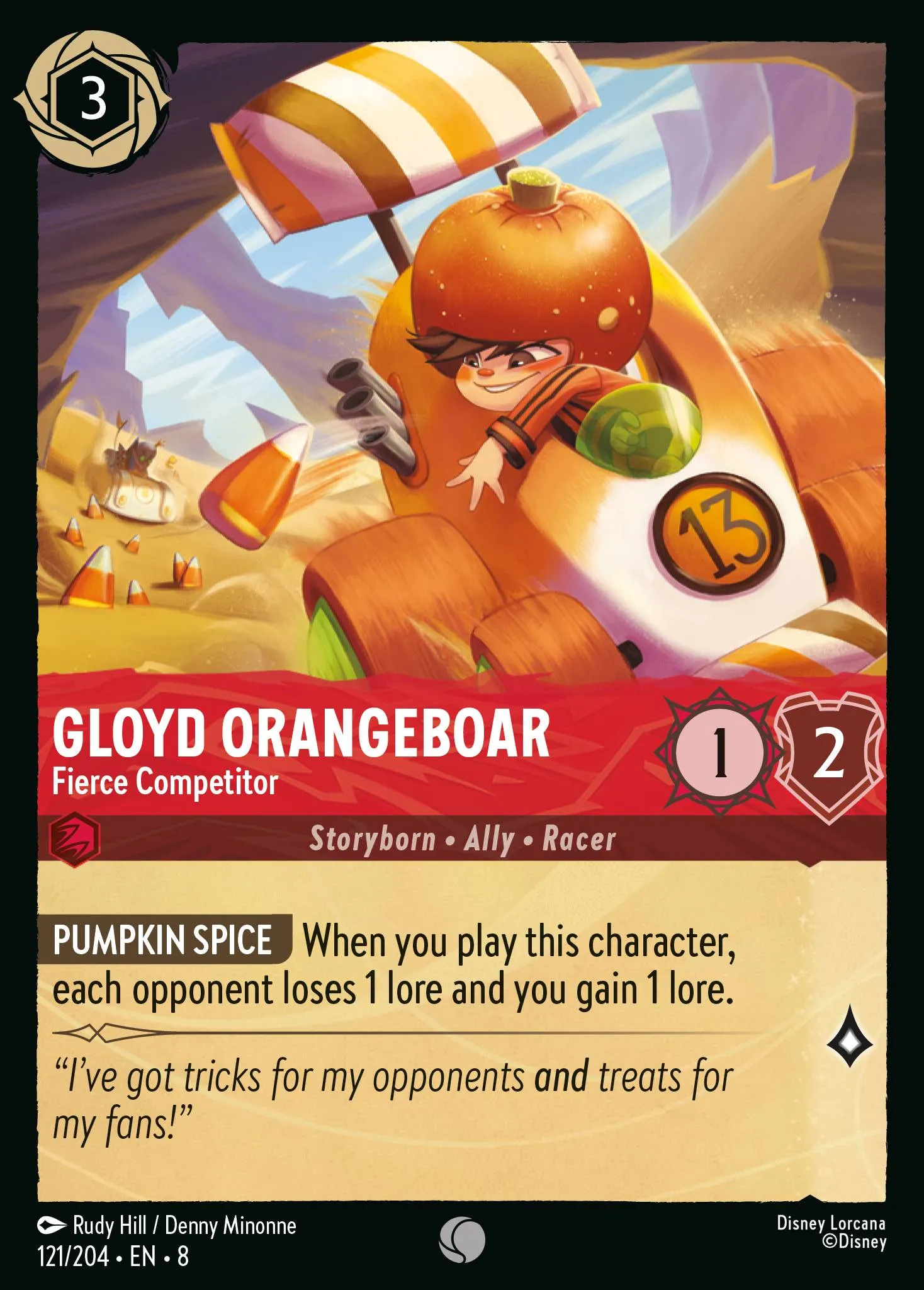 Gloyd Orangeboar - Fierce Competitor (008-121)