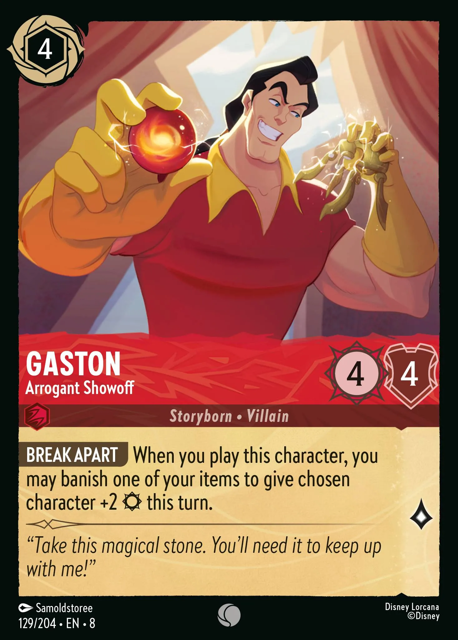 Gaston - Arrogant Showoff (008-129)