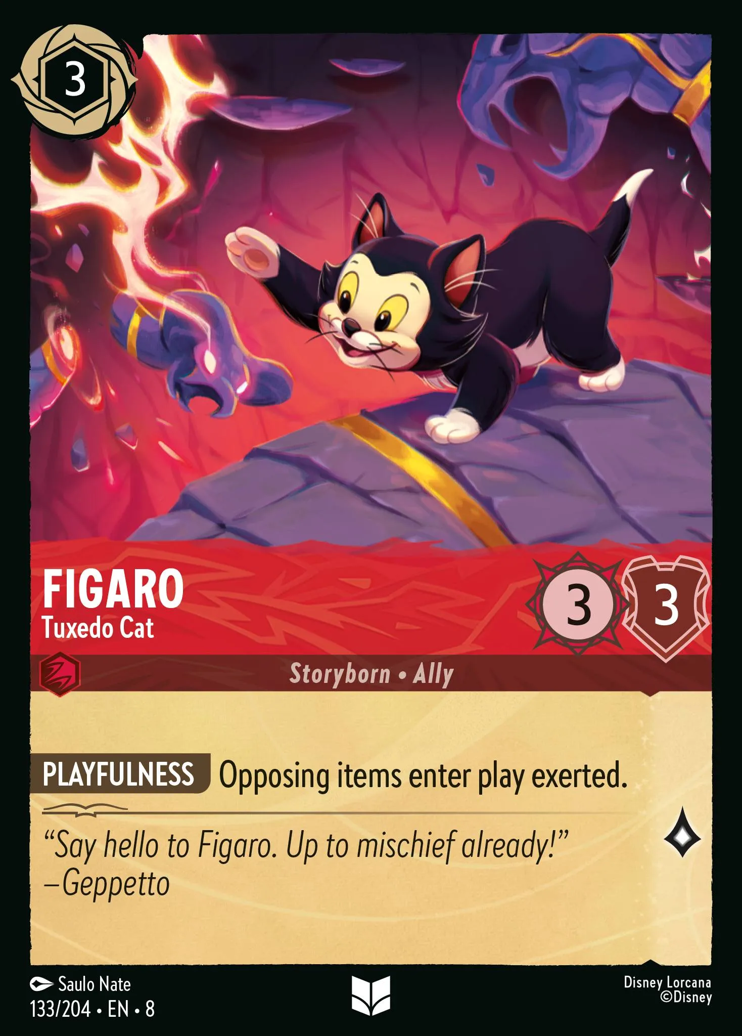 Figaro - Tuxedo Cat (008-133)
