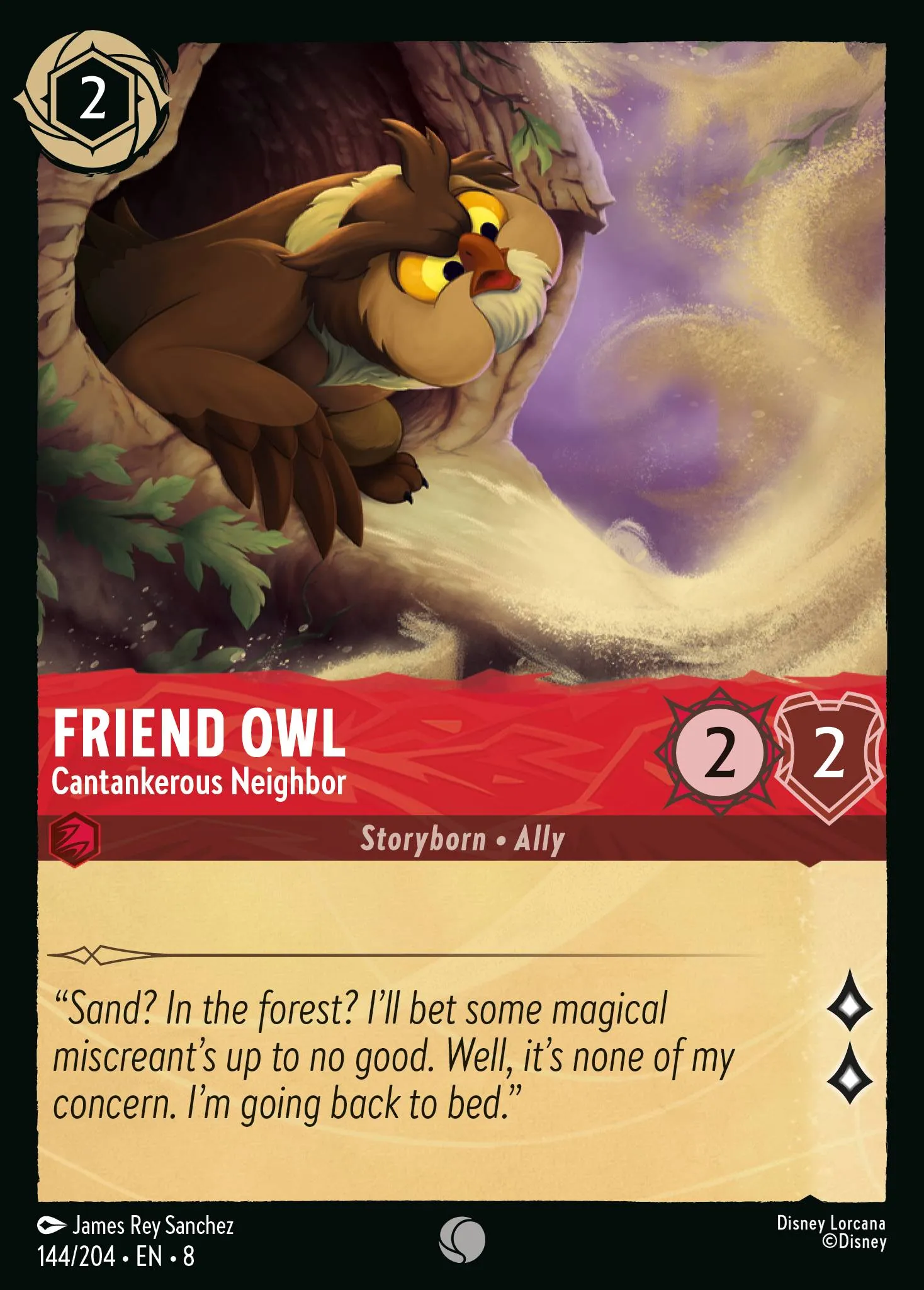 Friend Owl - Cantankerous Neighbor (008-144)