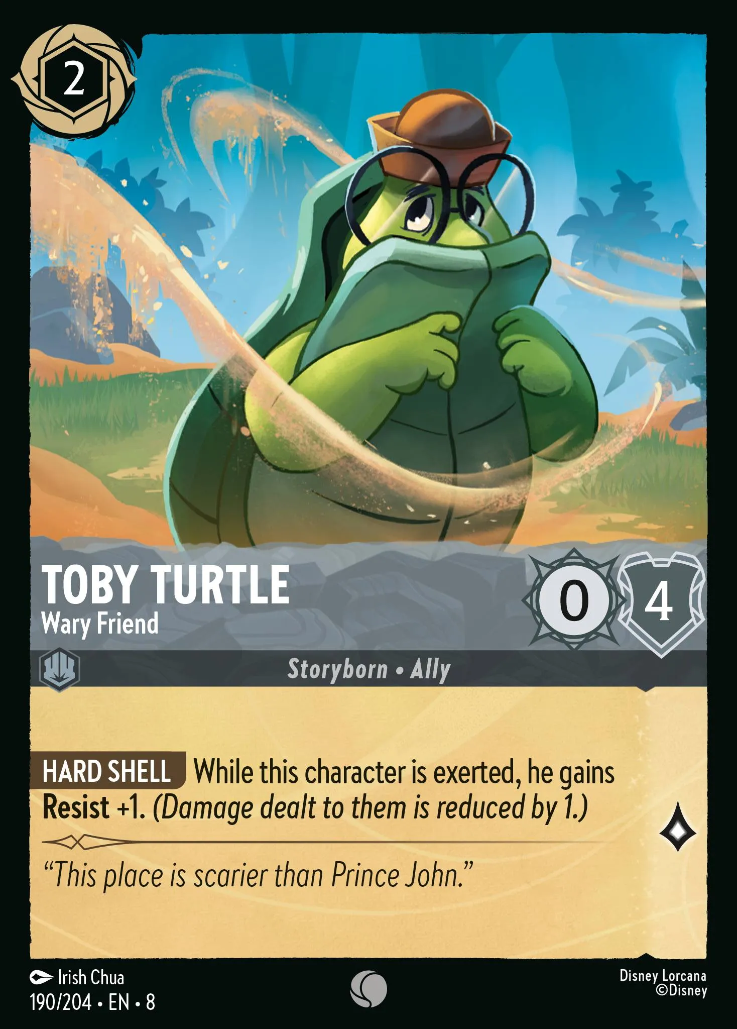 Toby Turtle - Wary Friend (008-190)