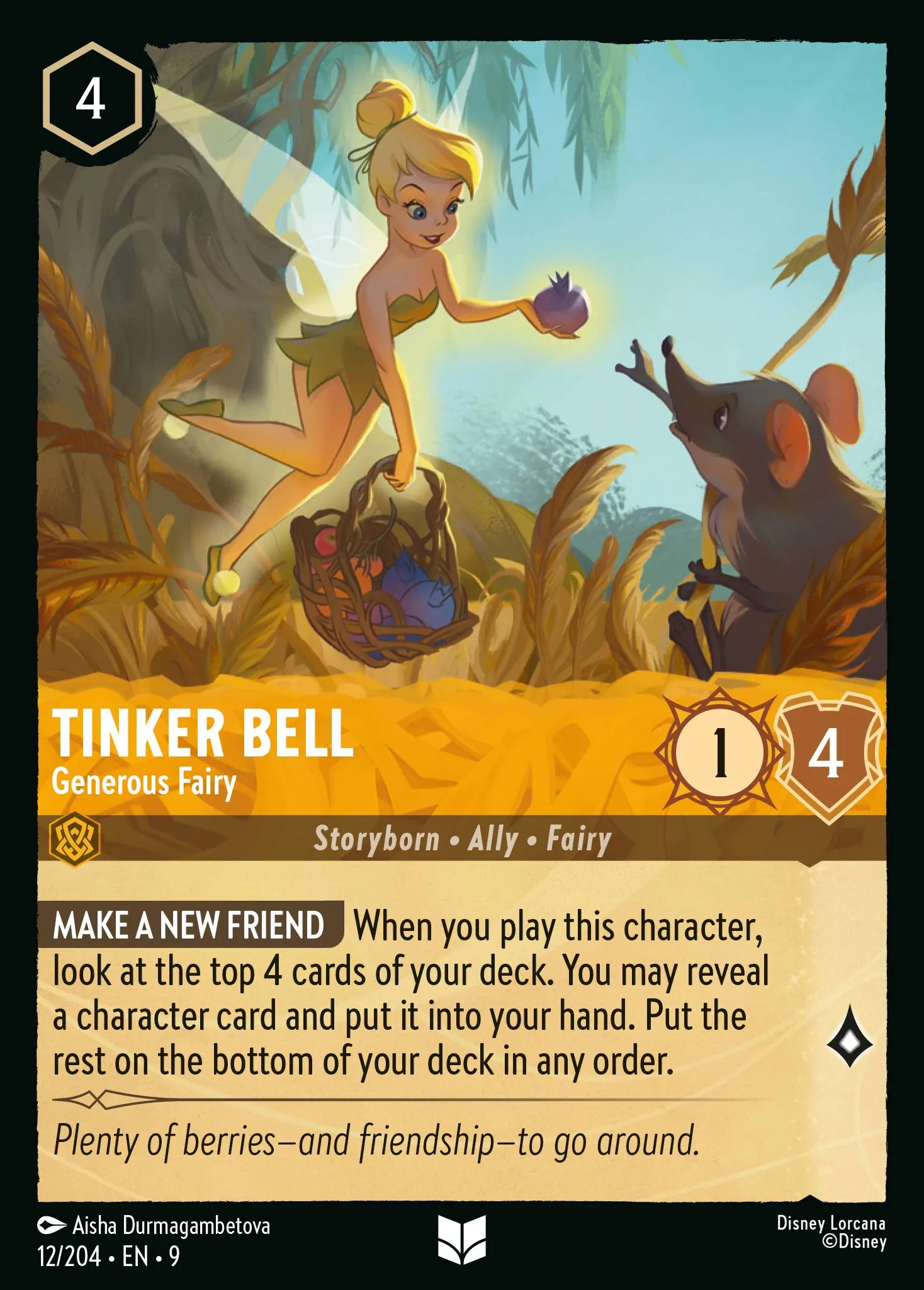 Tinker Bell - Generous Fairy (009-012)