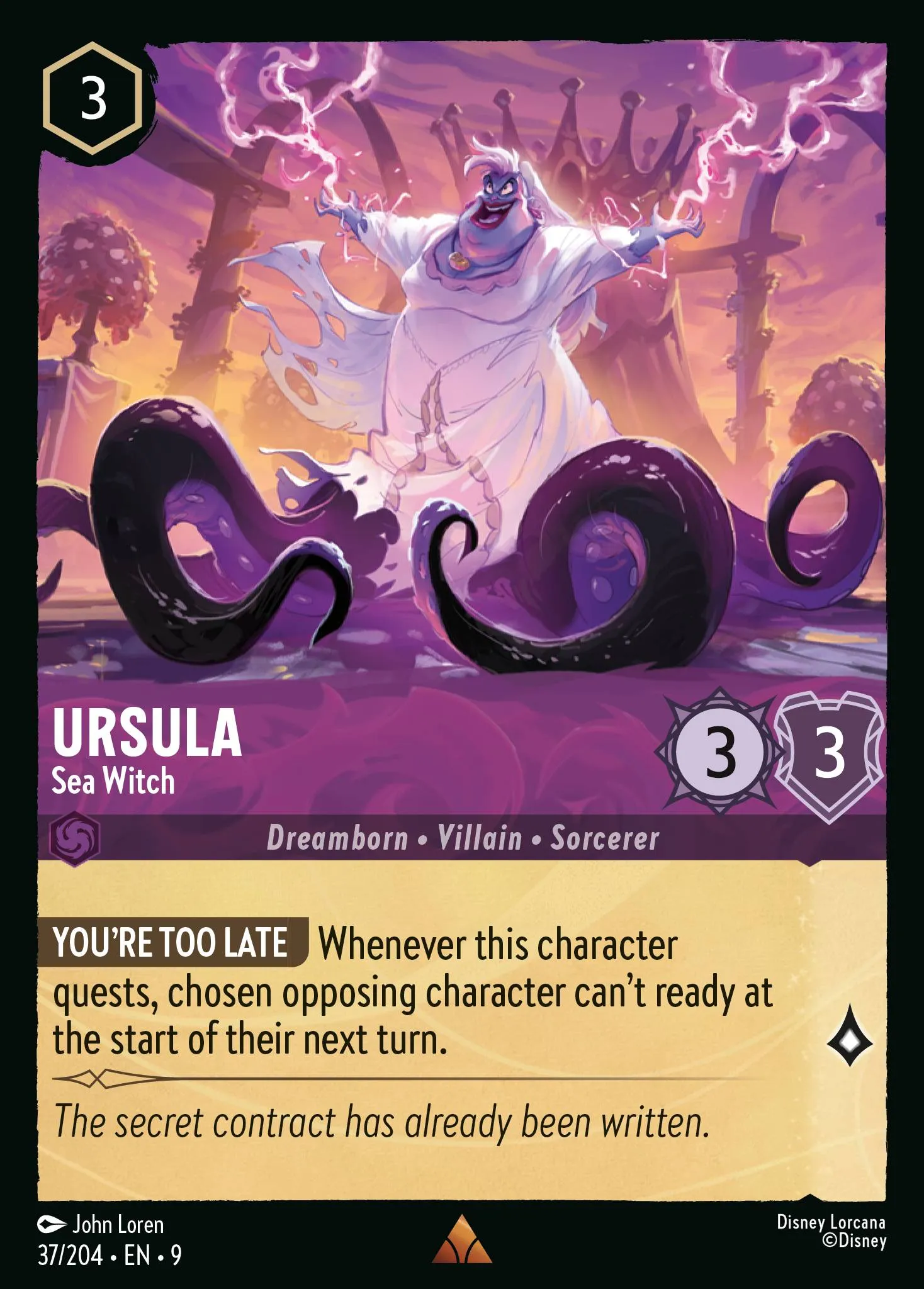 Ursula - Sea Witch (009-037)