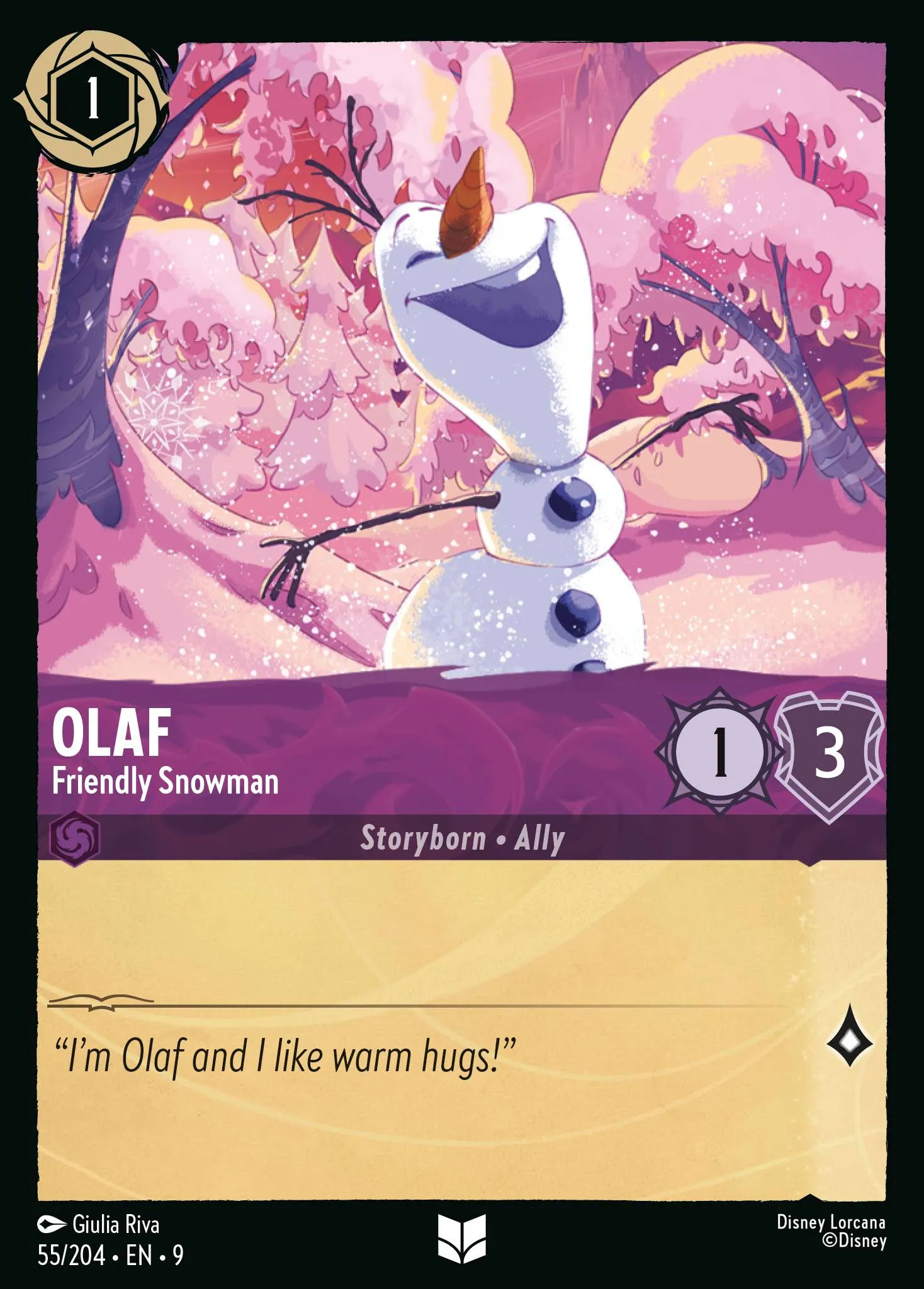 Olaf - Friendly Snowman (009-055)